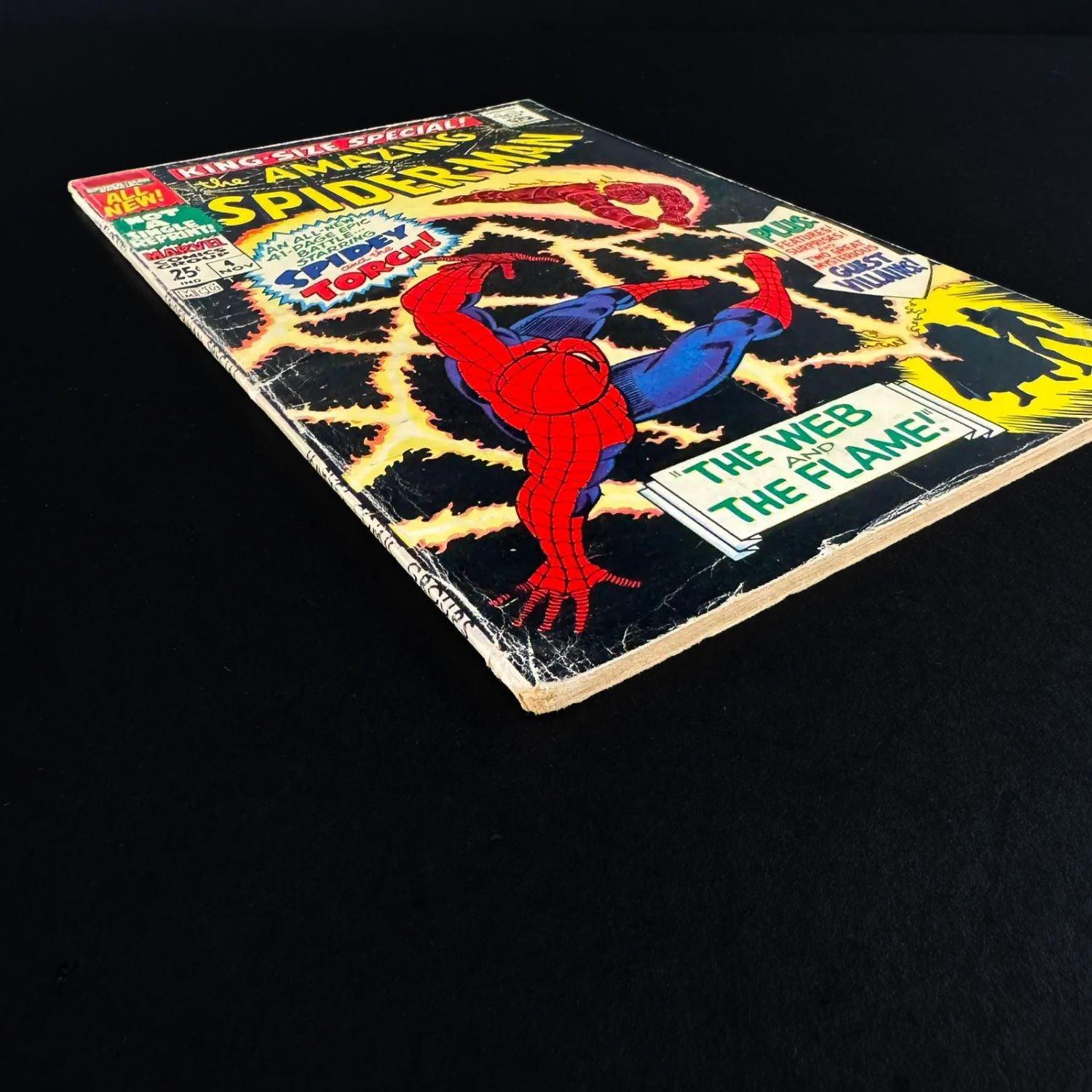 the-amazing-spider-man-king-size-special-comic-the-web-and-the-flame-1967-6 - Utopia Collectibles