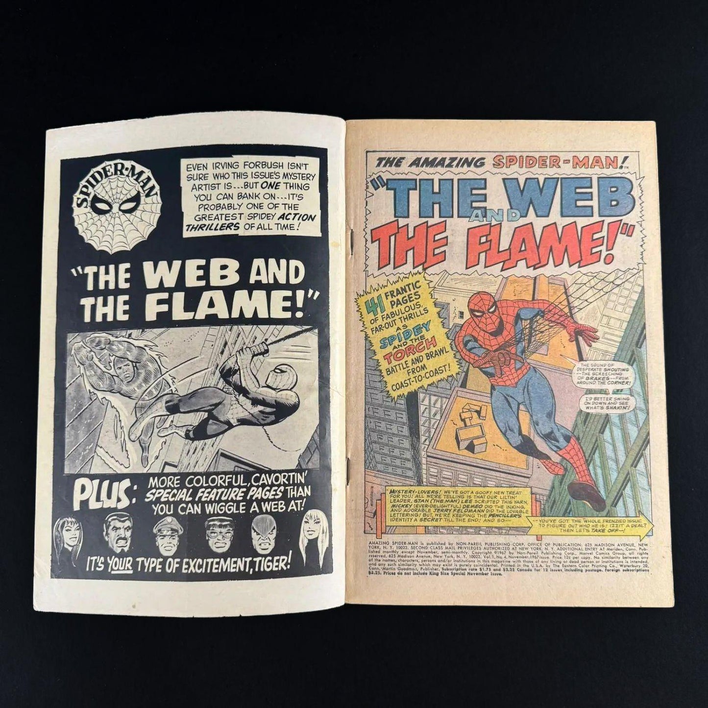 the-amazing-spider-man-king-size-special-comic-the-web-and-the-flame-1967-8 - Utopia Collectibles