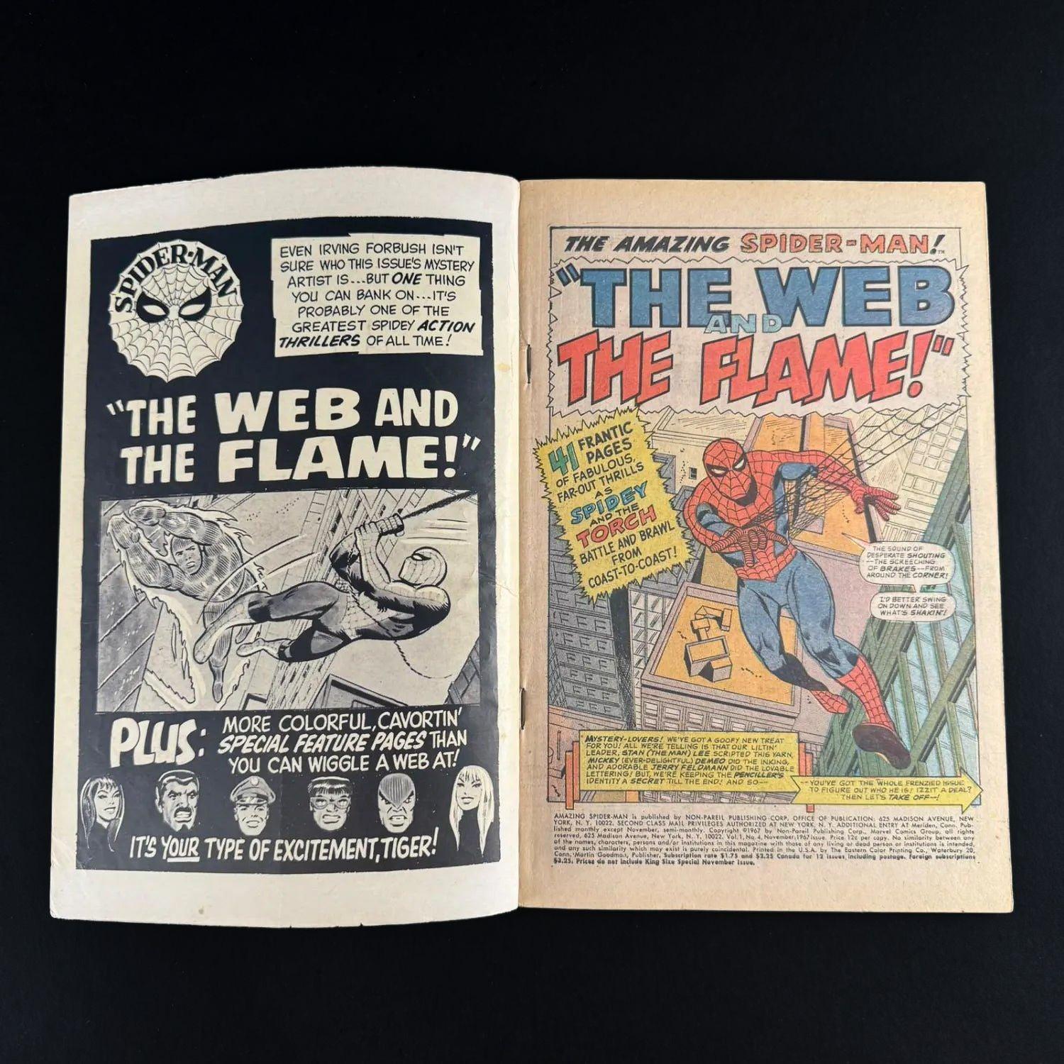 the-amazing-spider-man-king-size-special-comic-the-web-and-the-flame-1967-8 - Utopia Collectibles
