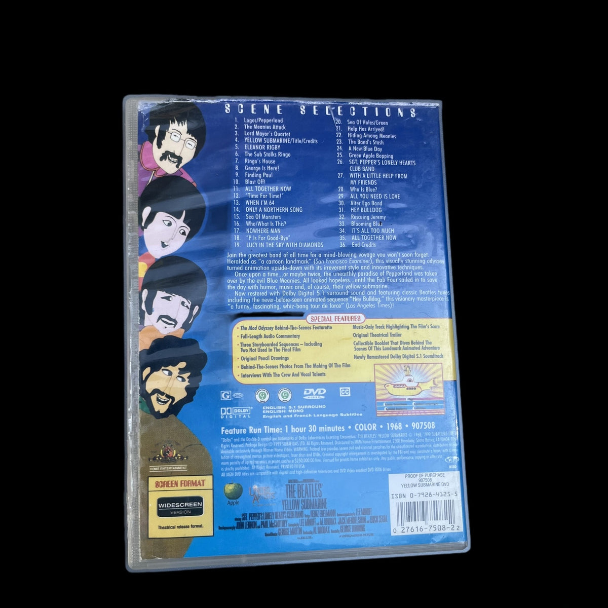 The Beatles: Yellow Submarine - The Beatles - Kult-Musikfilm - DVD - Gebraucht