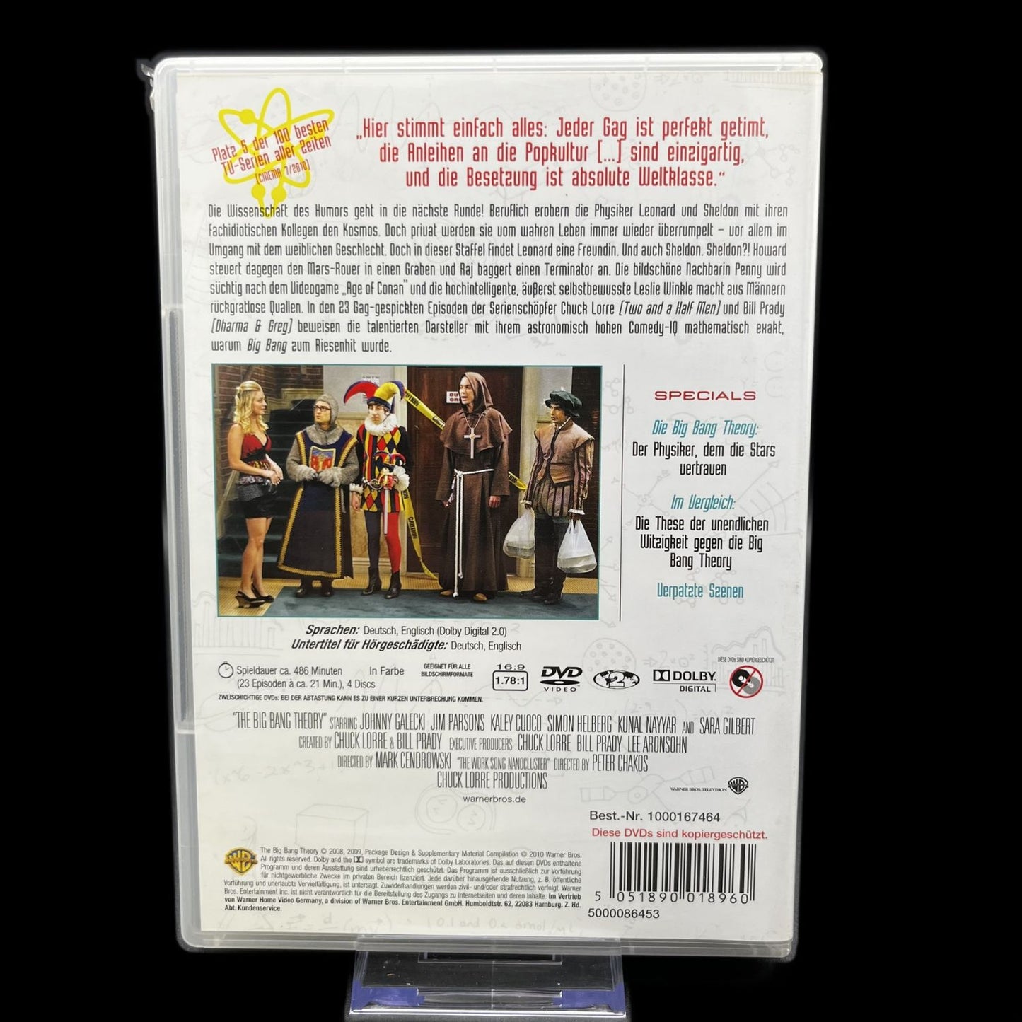 The Big Bang Theory - Stafffel 2 - DVD - Warner Bros - Guter Zustand