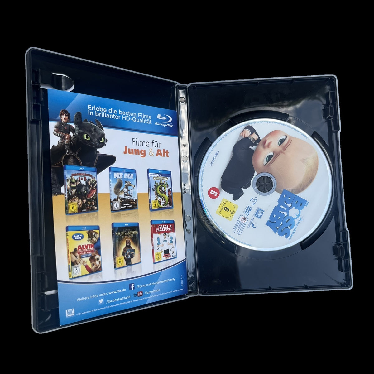 The Boss Baby - Animationsfilm - Familie - 2017 - DVD - FSK 6 - Gebraucht