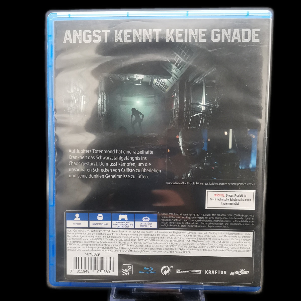 The Callisto Protocol - Playstation 4 PS4 - CiB - PAL - deutsch - Gebraucht