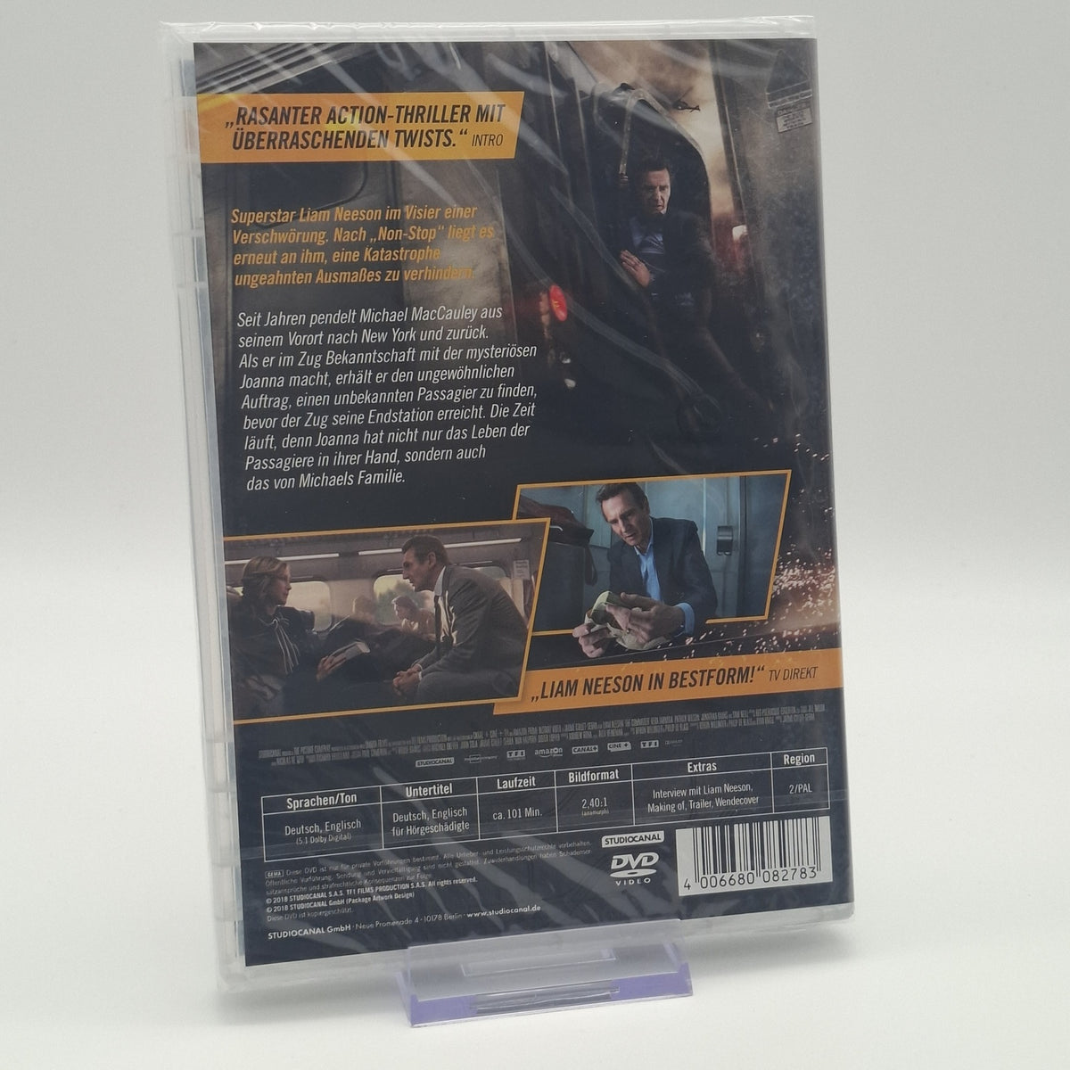 The Commuter - Liam Neeson - Jaume Collet-Serra - DVD - Neu & Sealed / OVP
