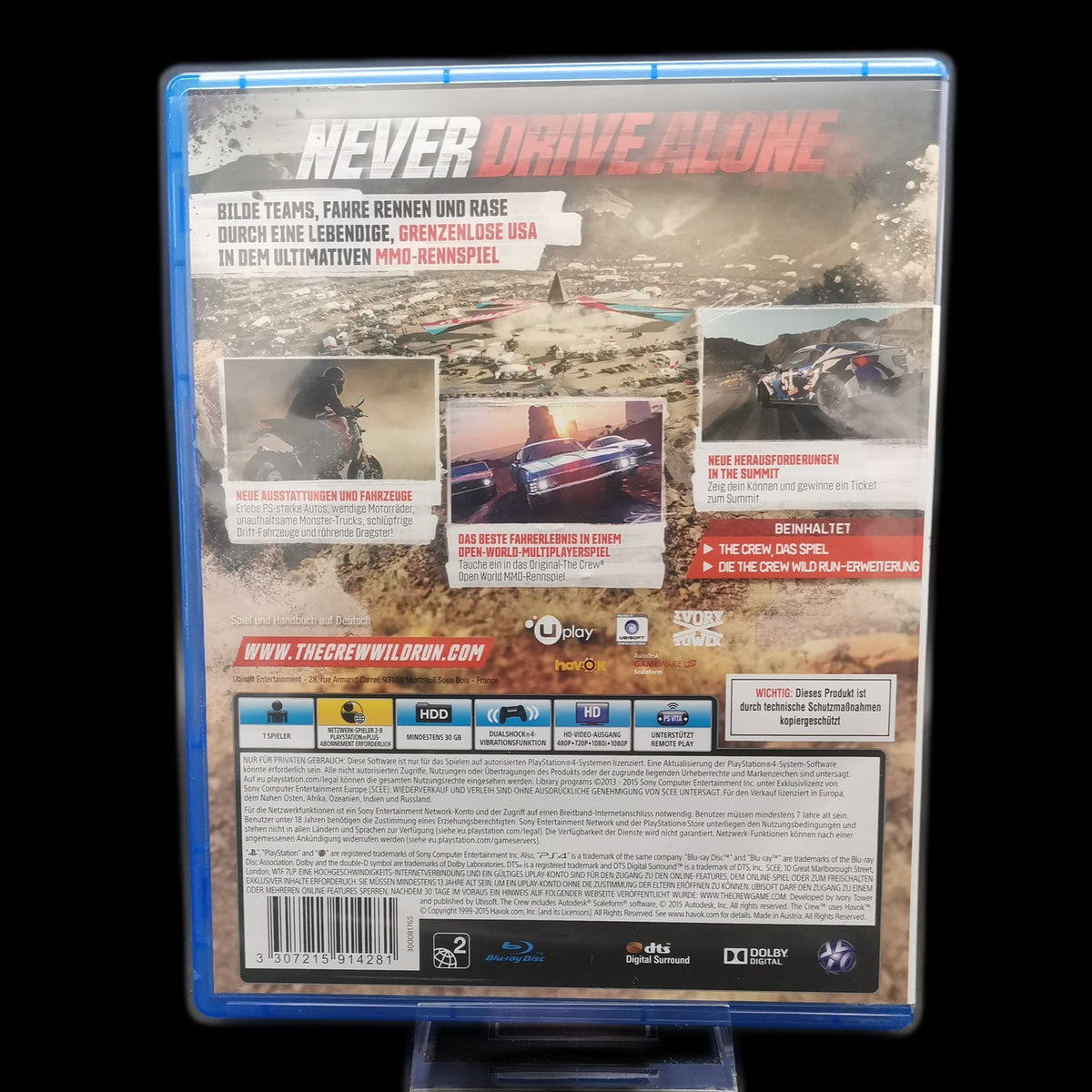 The Crew Wild Run Edition - Playstation 4 PS4 - CiB - PAL - deutsch - Gebraucht