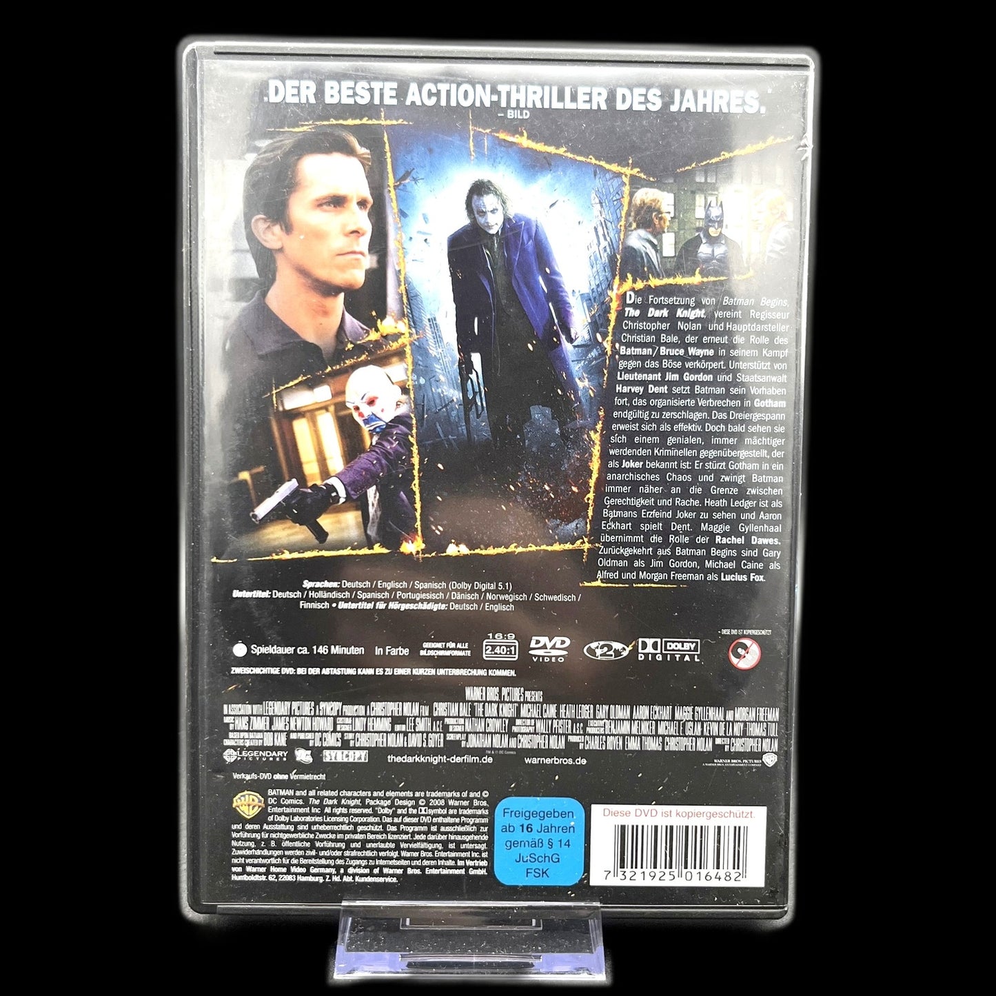 The Dark Knight - Batman - inkl. HDTV-Ratgeber Einleger - DVD - Film - Gebraucht