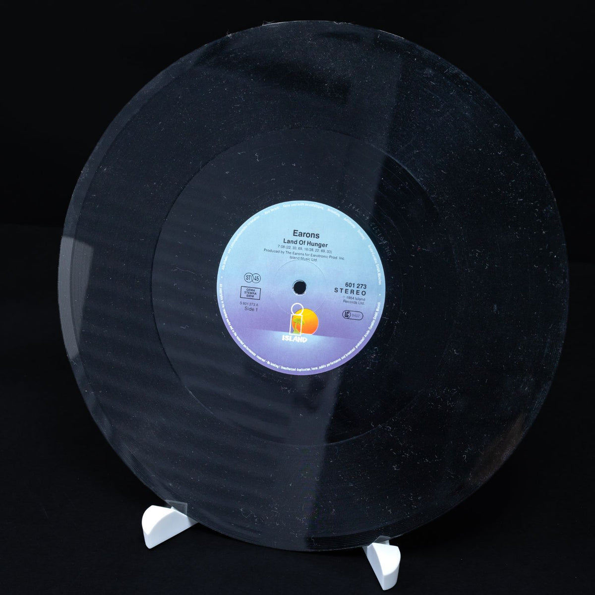 The Earons - Land Of Hunger - Vinyl 12'' Maxi-Single Schallplatte - VG+ / VG+