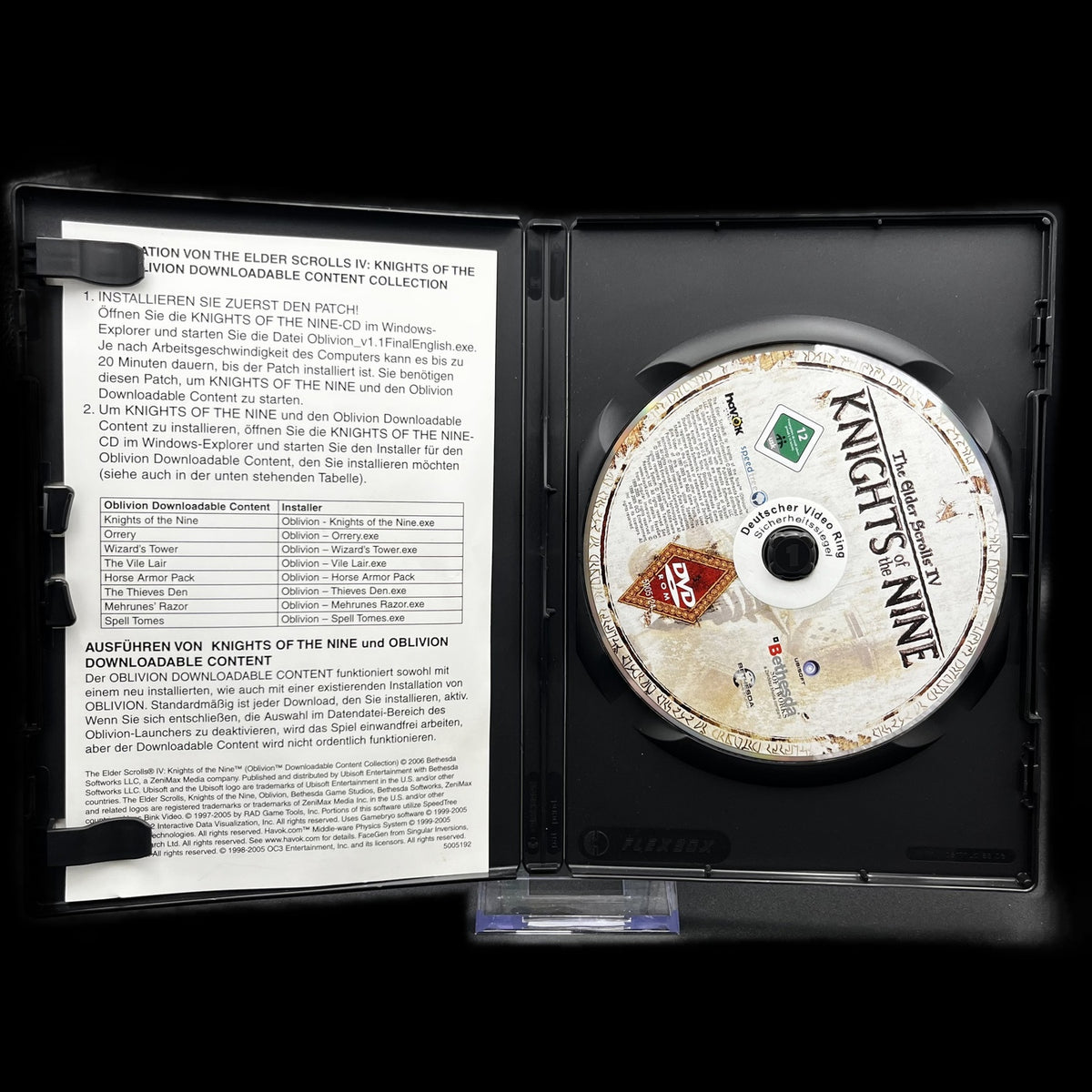 The Elder Scrolls IV Knights of the Nine - PC - deutsch - Gebraucht