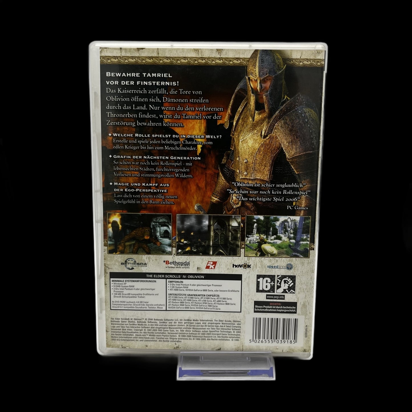 The Elder Scrolls IV Oblivion - PC - Complete in Box - PAL - deutsch - Gebraucht
