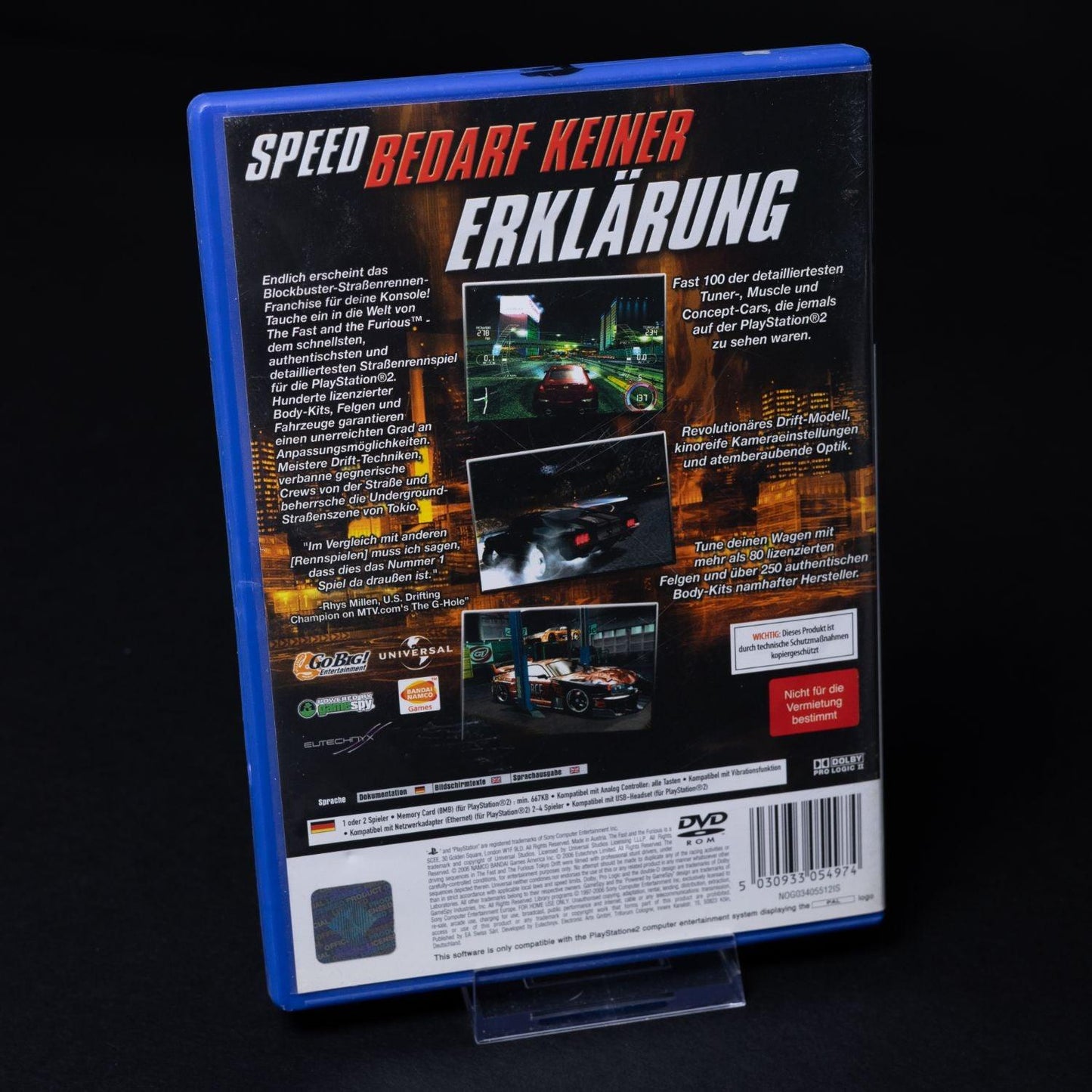 The Fast and the Furious: Tokyo Drift - Playsation 2 PS2 - CiB Deutsch Gebraucht