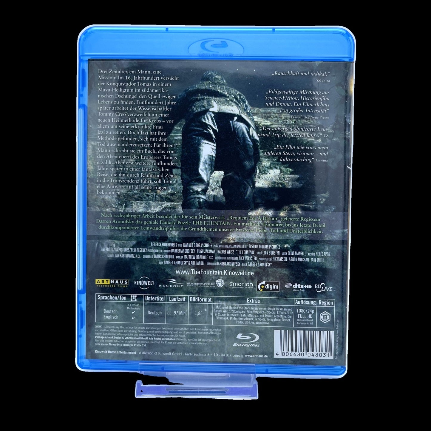 The Fountain - Regie Darren Aronofsky - mit Hugh Jackman - Blu-Ray - Gebraucht