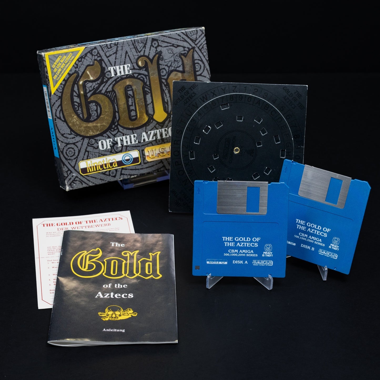 The Gold of the Aztecs - Amiga Spiel - Big Box CiB - Zustand Okay