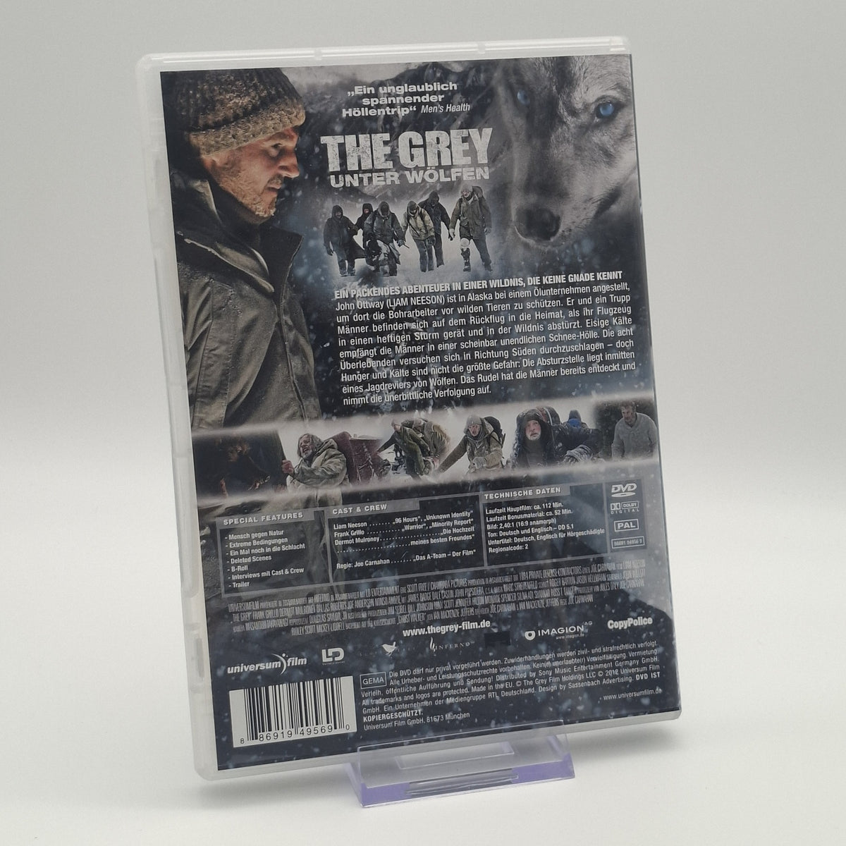 The Grey - Unter Wölfen - Liam Neeson - Joe Carnahan - DVD - Zustand Sehr Gut