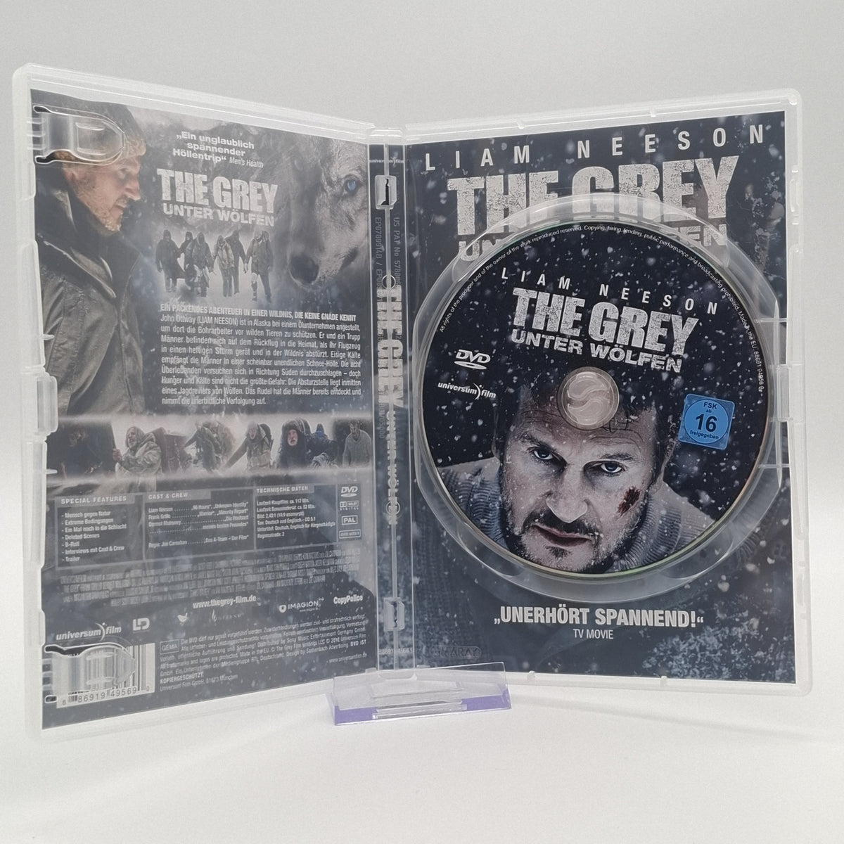 The Grey - Unter Wölfen - Liam Neeson - Joe Carnahan - DVD - Zustand Sehr Gut
