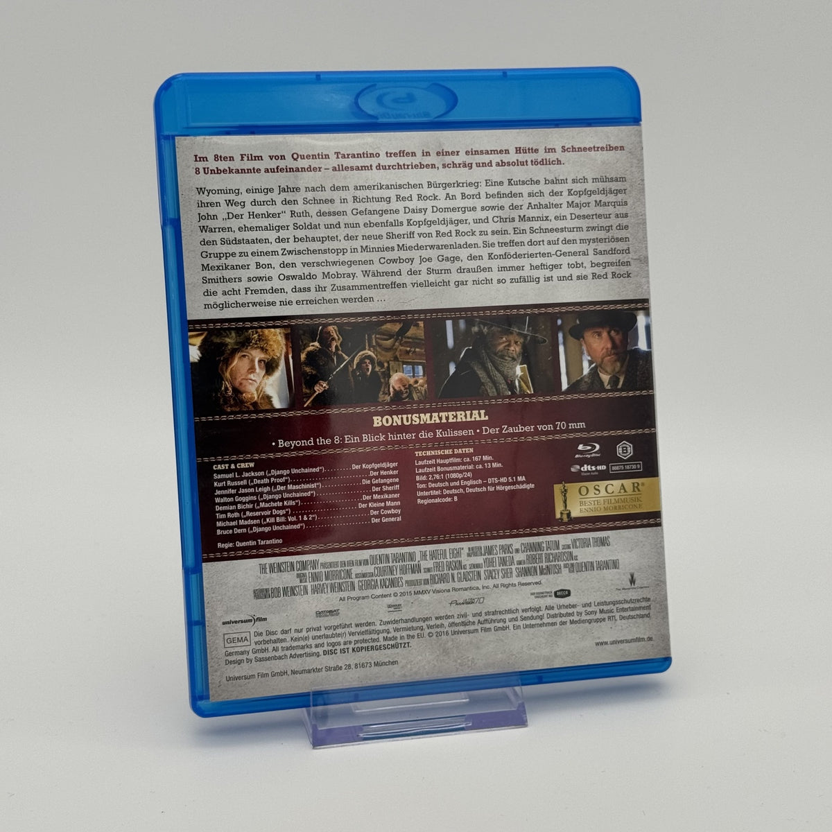 The Hateful 8 - Regie: Quentin Tarantino - 2015 - Blu-Ray - Zustand Sehr Gut