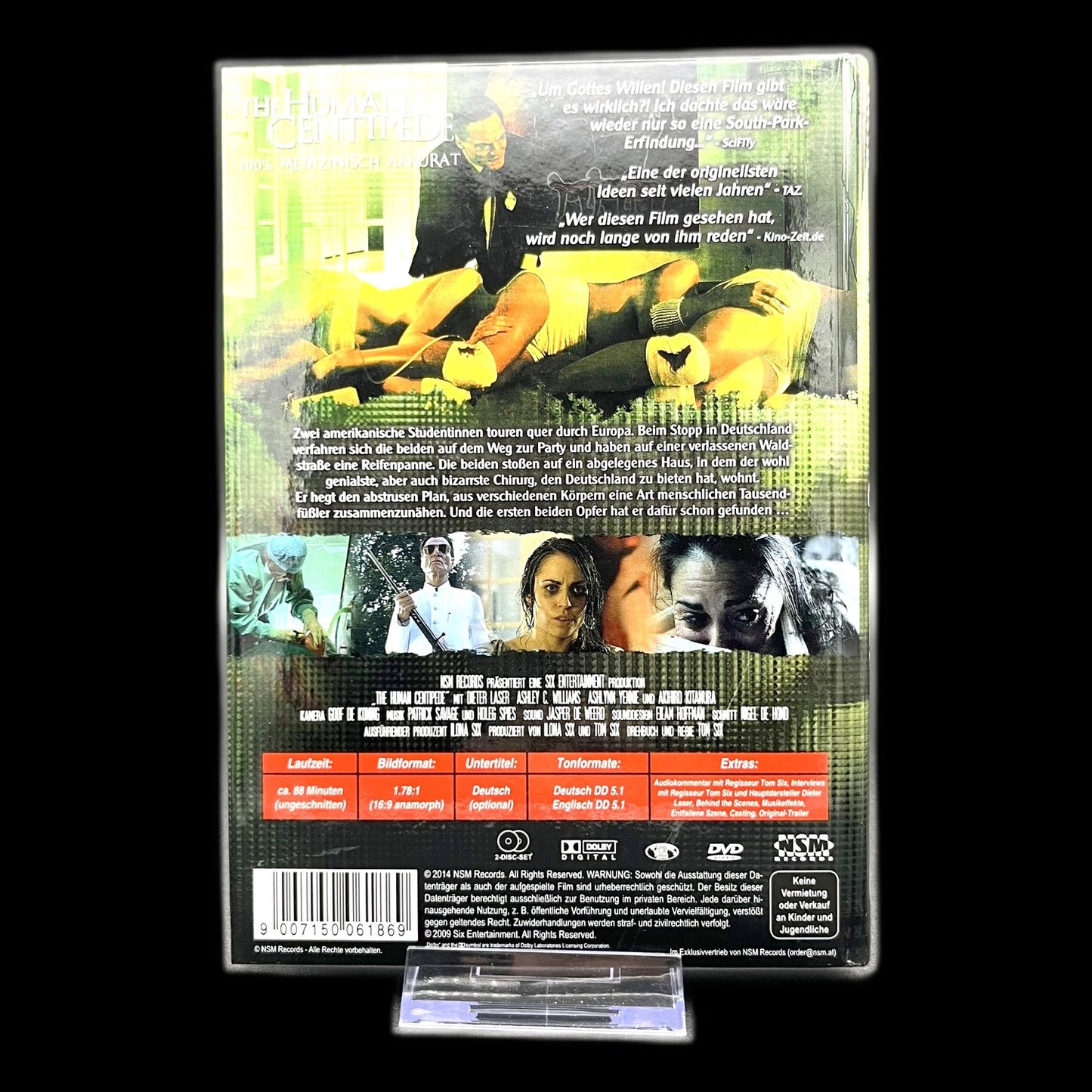 The Human Centipede - Uncut - 2-Disc-Set - Director's Cut - DVD - Gebraucht