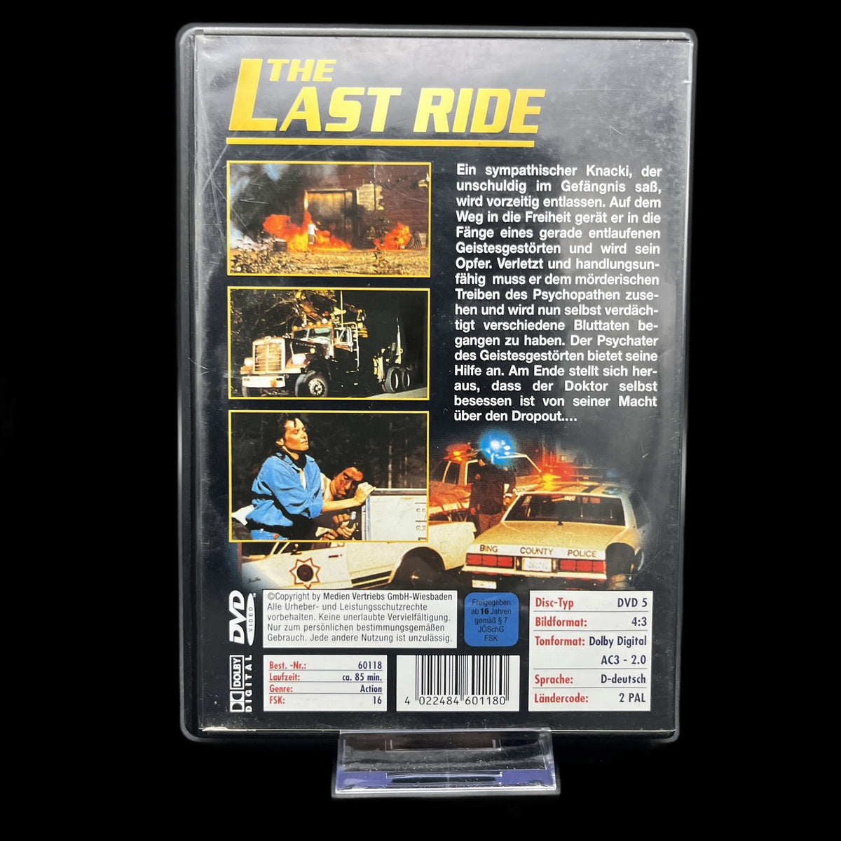 The Last Ride - Dan Ranger - Action - Polizist & Räuber - DVD - Film - Gebraucht