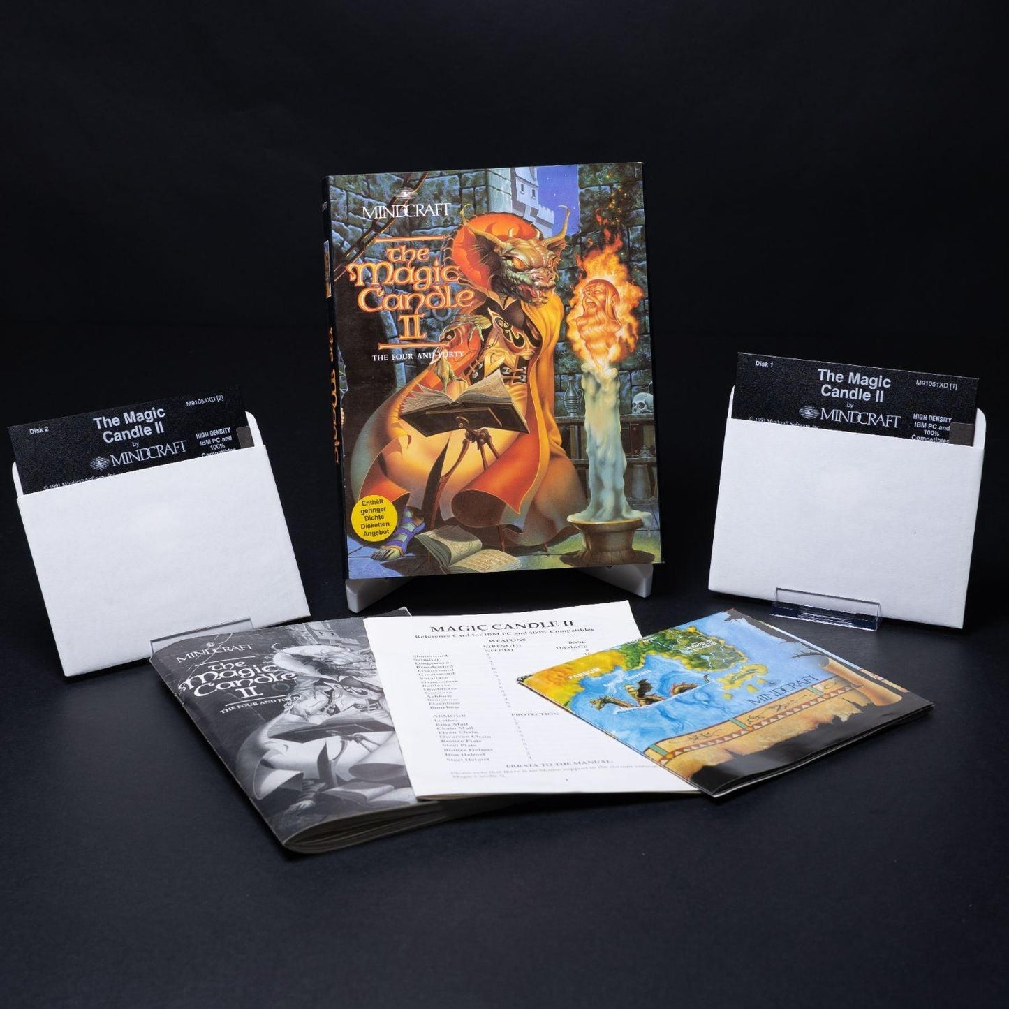 The Magic Candle II - PC IBM/DOS Game Big Box - CiB Komplett - Sammlerzustand