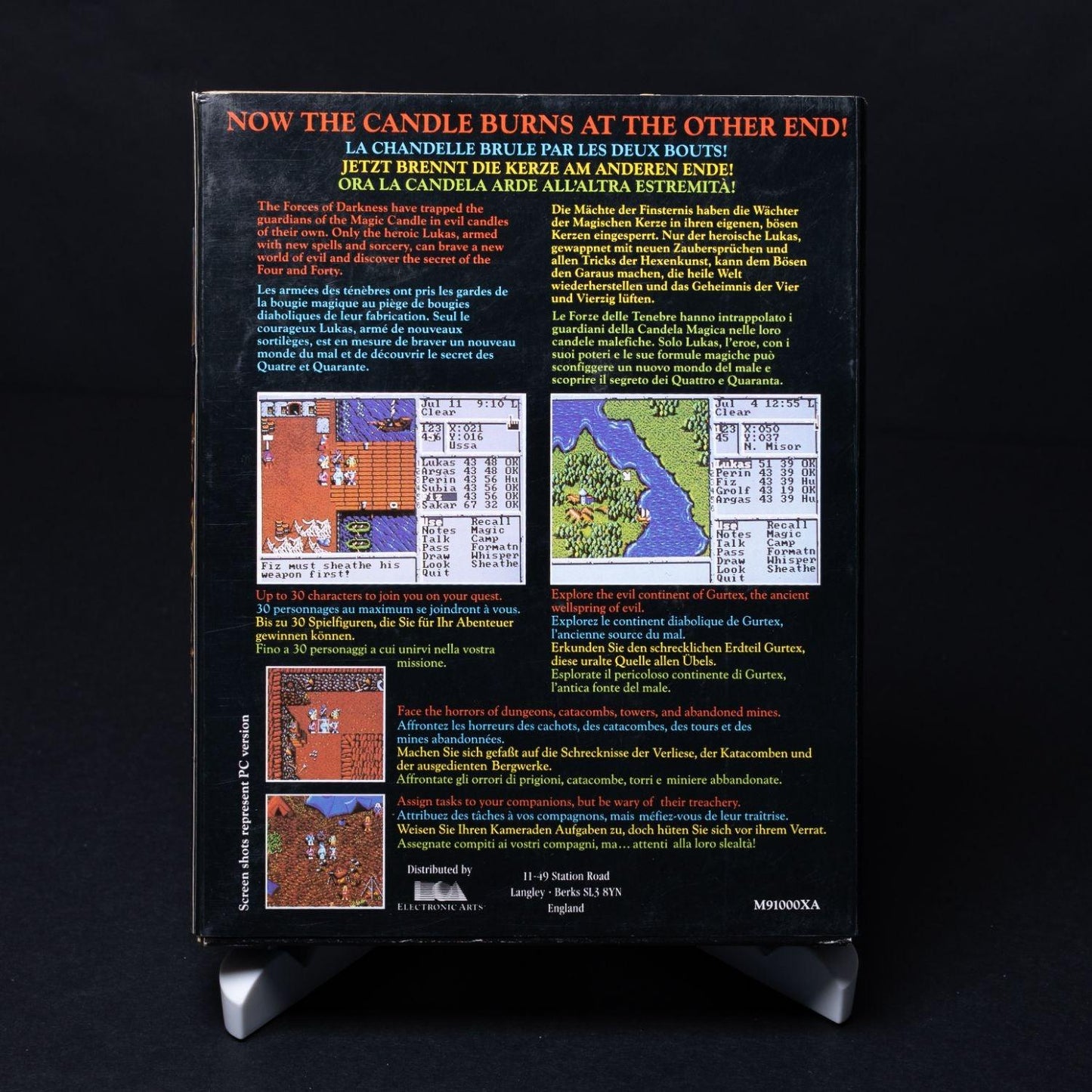 The Magic Candle II - PC IBM/DOS Game Big Box - CiB Komplett - Sammlerzustand