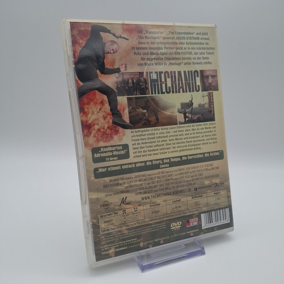 The Mechanic - Jason Statham - Ben Foster - 2011 - DVD - Film - Zustand Okay