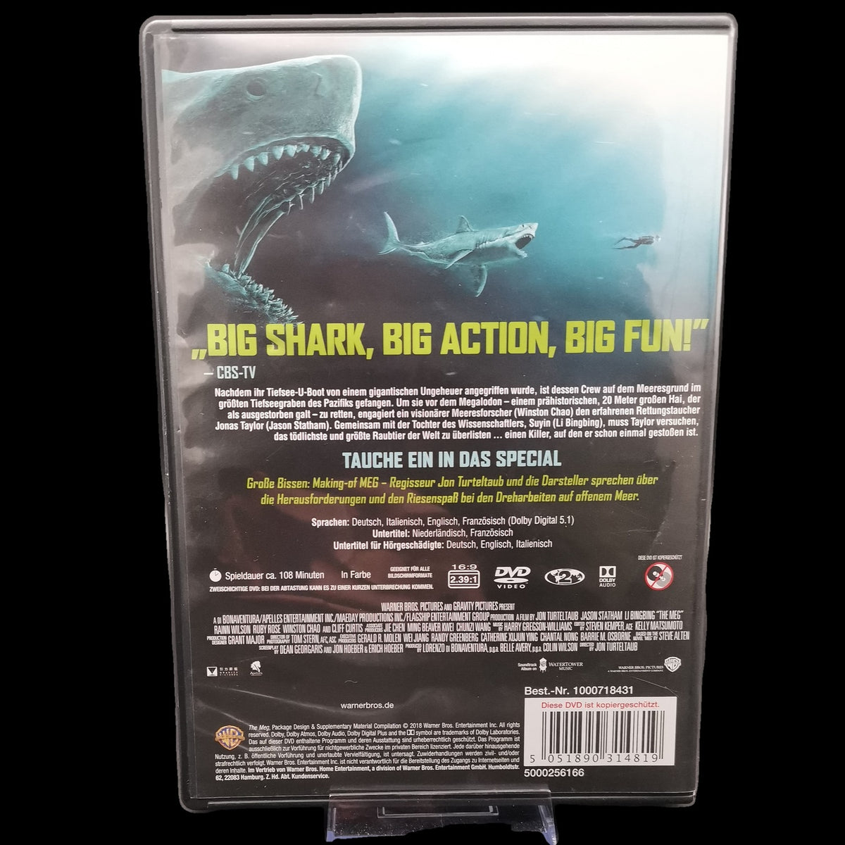 The Meg - inkl. Making-of - Action - DVD - Film - Kreaturen - Gebraucht