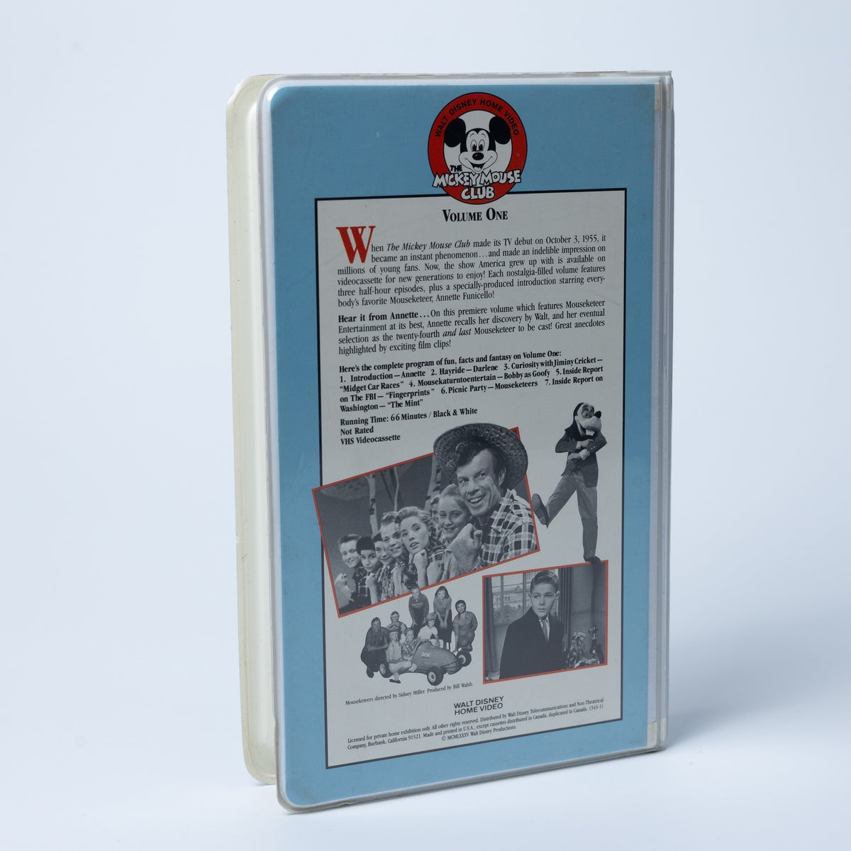 The Mickey Mouse Club - Volume One - VHS - NTSC / US-Import - Top Zustand