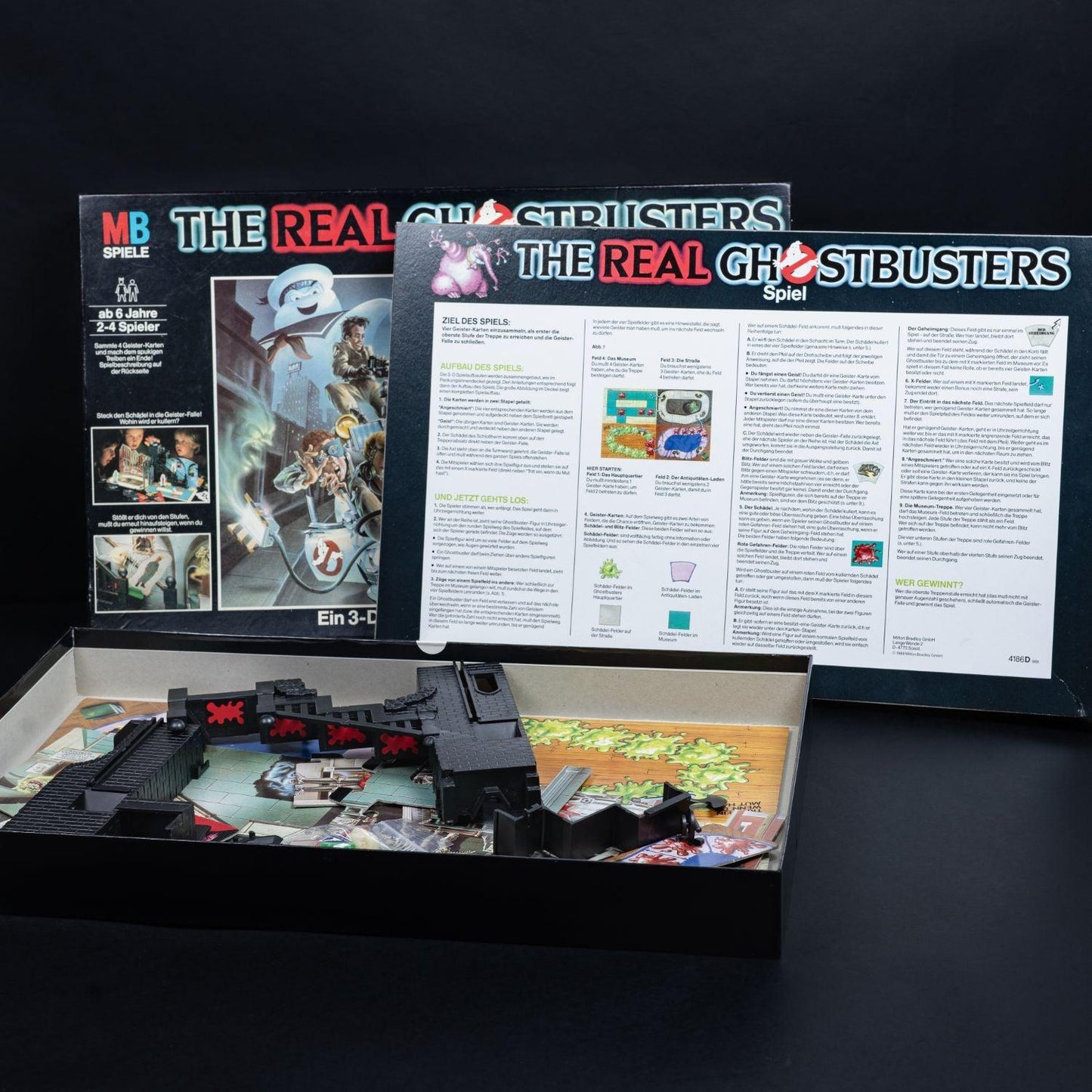 The Real Ghost Busters Spiel - 3D Brettspiel - 100% Vollständig & TOP Zustand