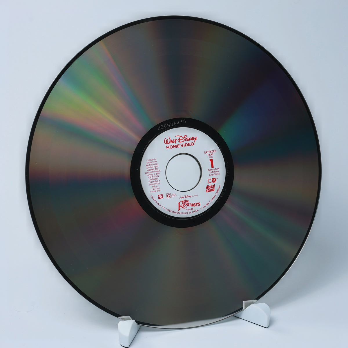 The Rescuers - Walt Disney - LaserDisc - Digital Sound - Zustand Sehr Gut