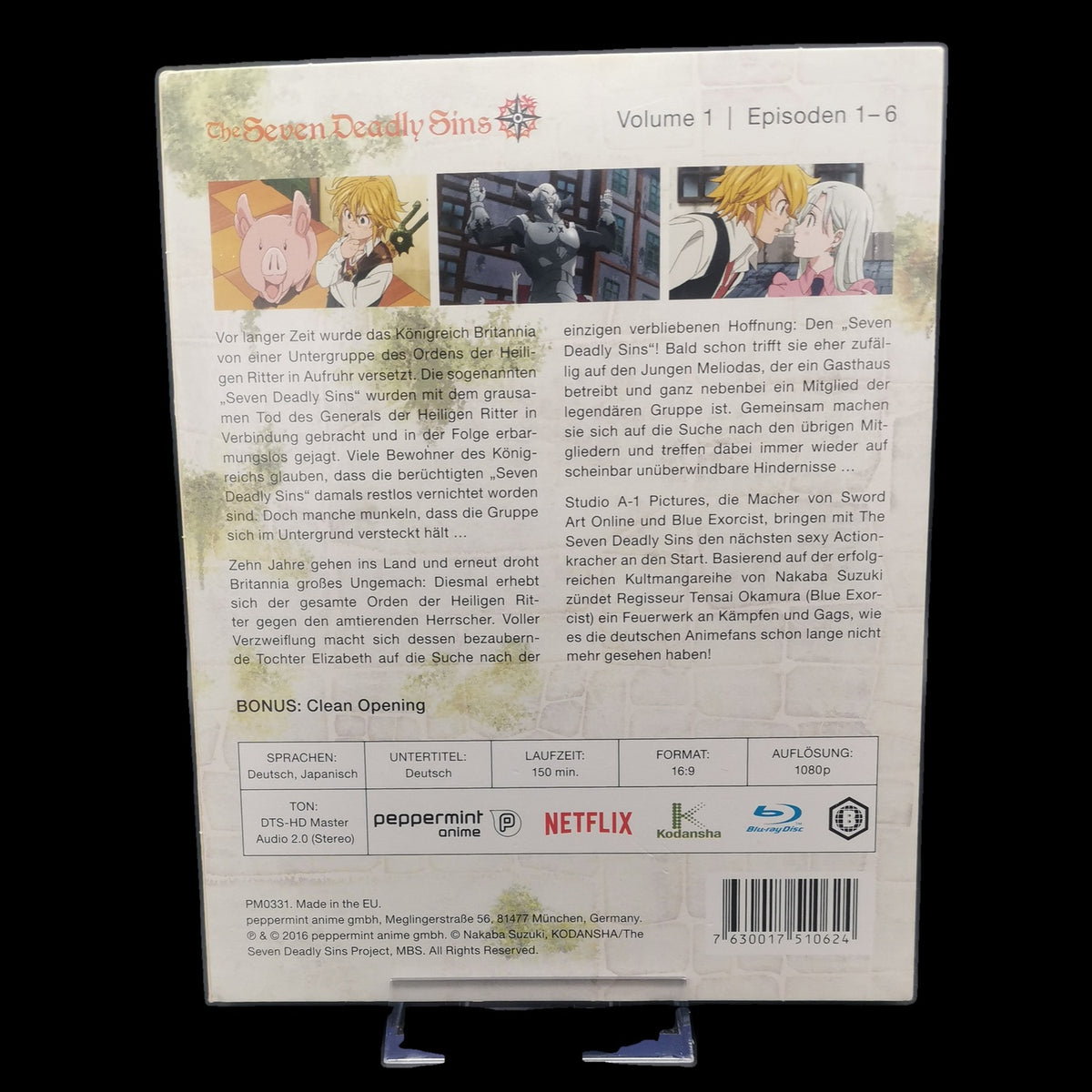 The Seven Deadly Sins - Staffel 1 - Vol. 1 - Episoden 1-6 - Blu-Ray - Gebraucht