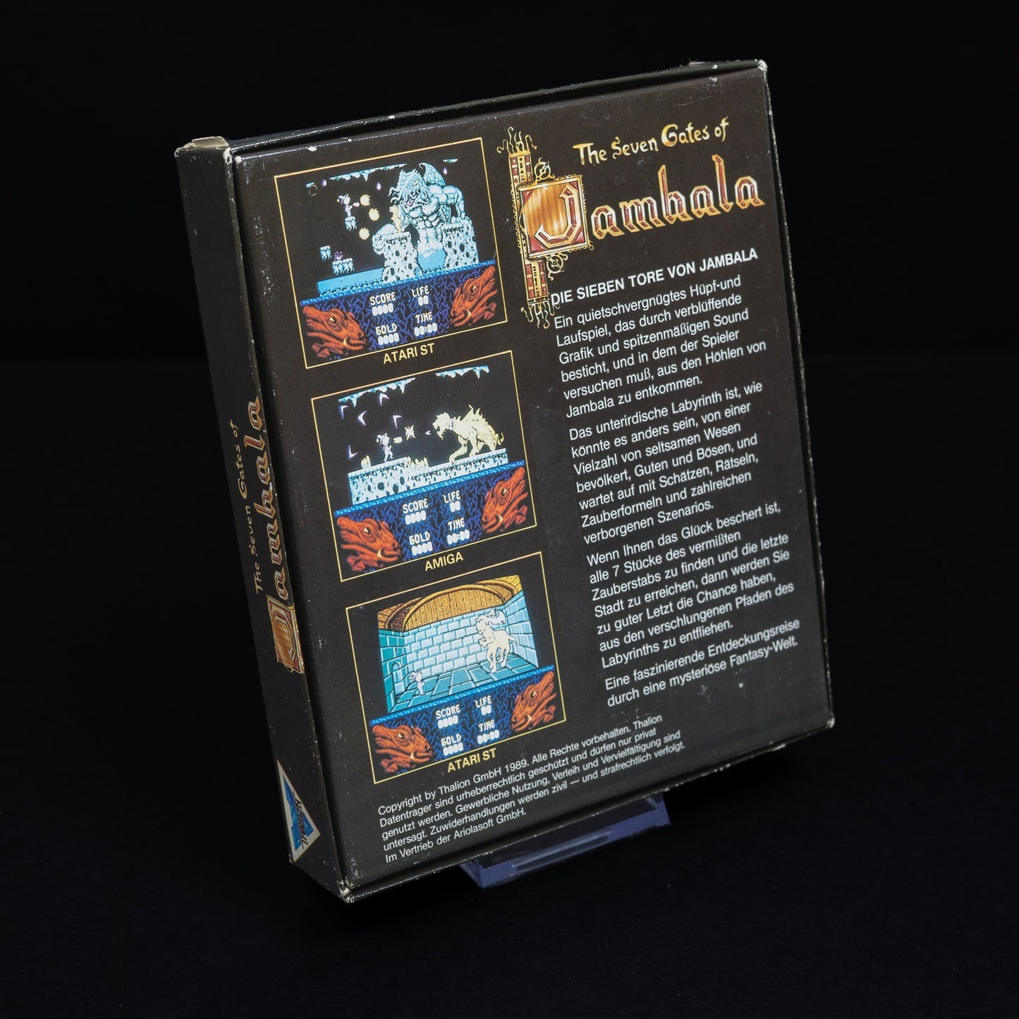 The Seven Gates of Jambala - Amiga Spiel - Big Box CiB - Zustand Gut