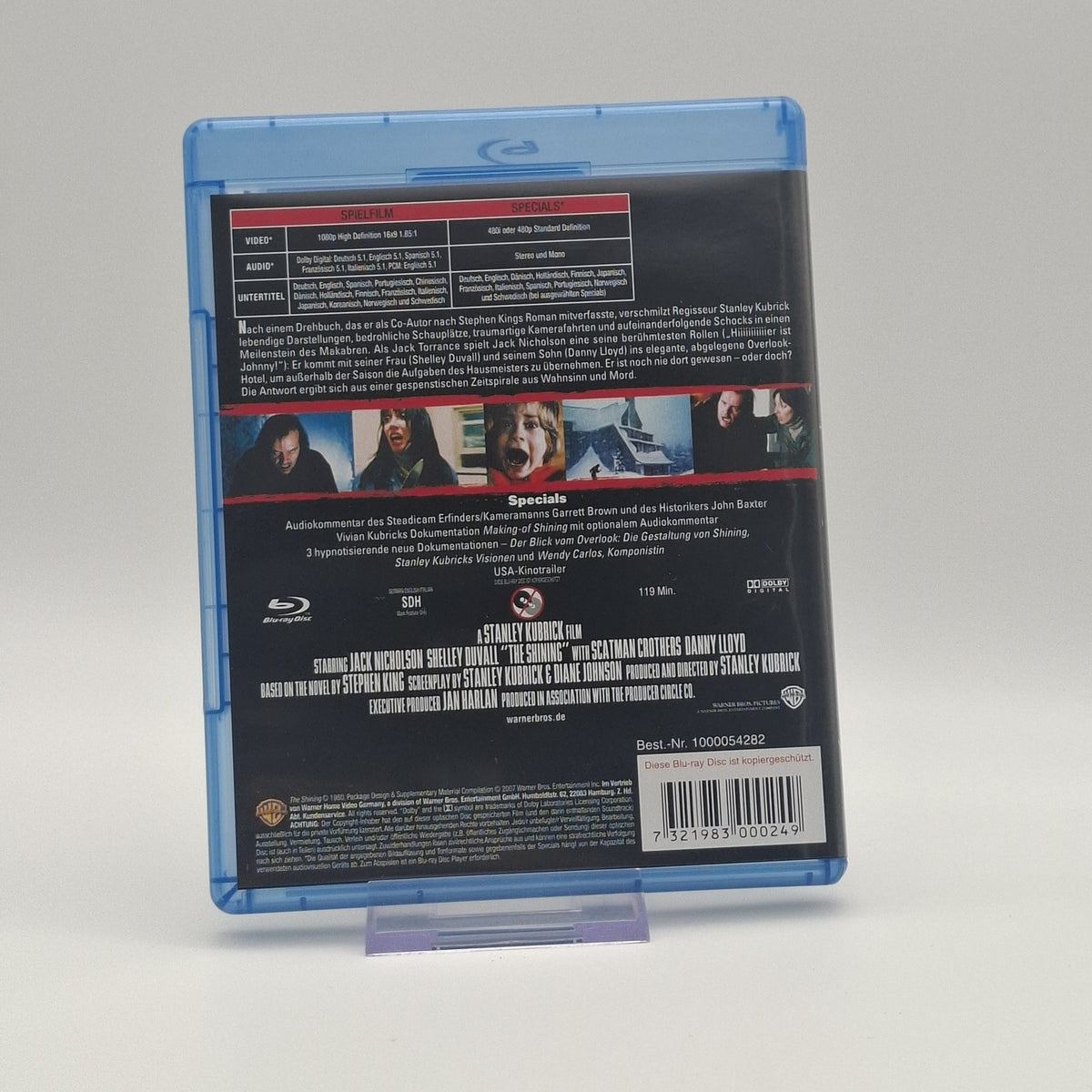 The Shining - Stanley Kubrick - 1980 - Jack Nicholson - Blu-Ray - Zustand Gut