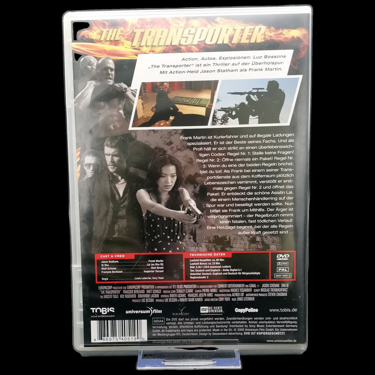 The Transporter - Transporter - DVD - Action - Kampfkunst - Film - Gebraucht