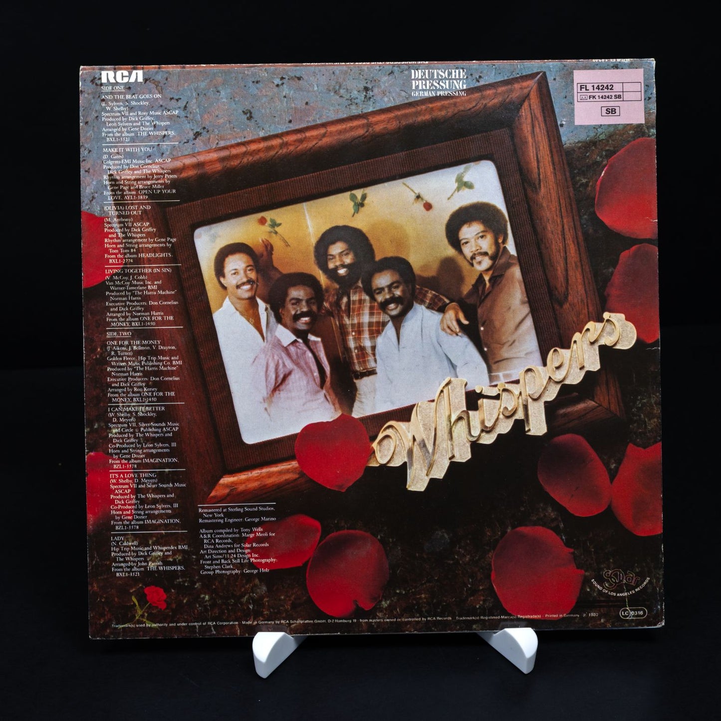 The Whispers - The Best Of The Whispers - Vinyl LP Schallplatte - NM/NM