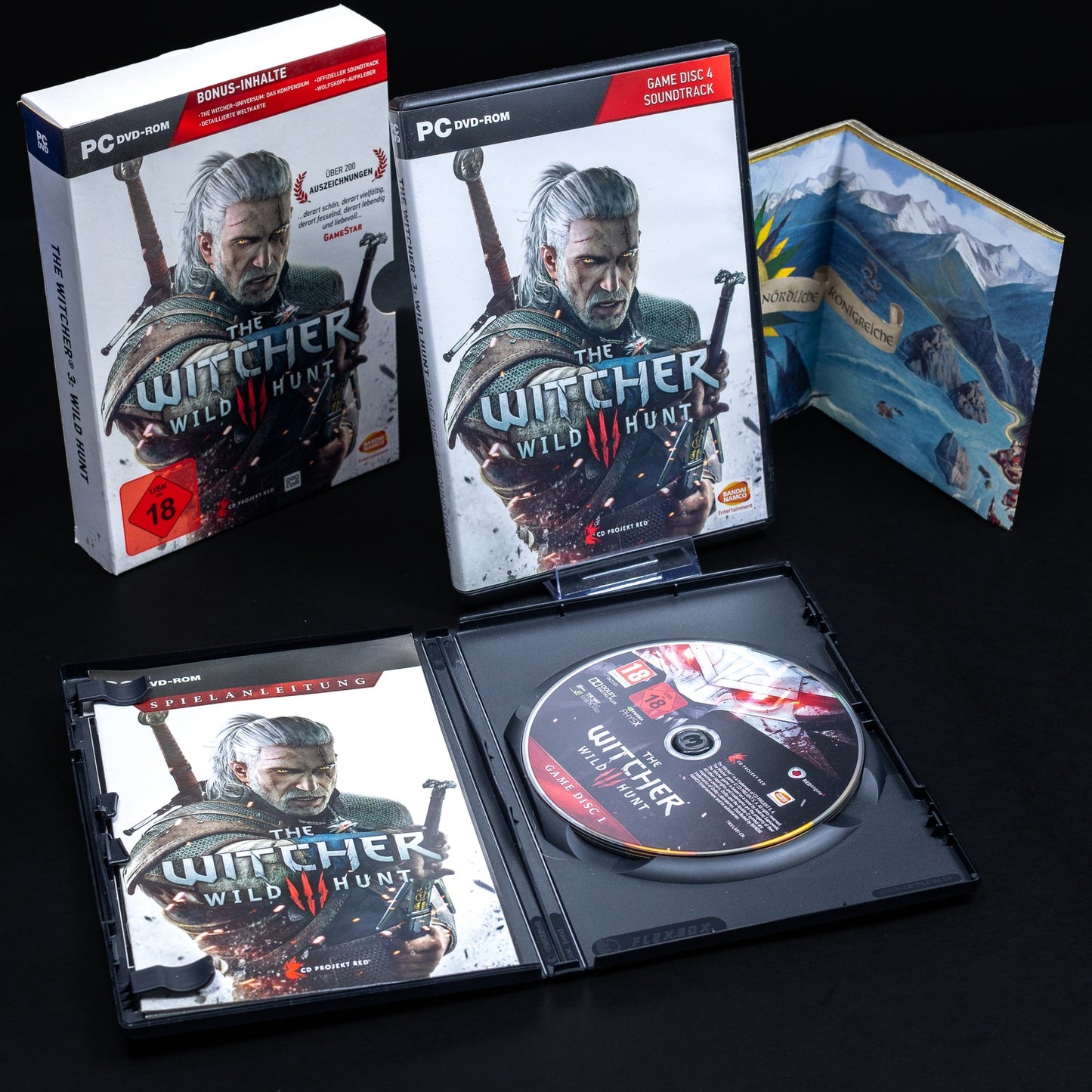 The Witcher 3 - Wild Hunt - mit Soundtrack - PC DVD-ROM - CiB - Zustand Sehr Gut