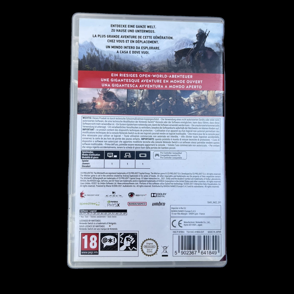 The Witcher 3: Wild Hunt - Nintendo Switch - CiB - PAL - deutsch - Gebraucht