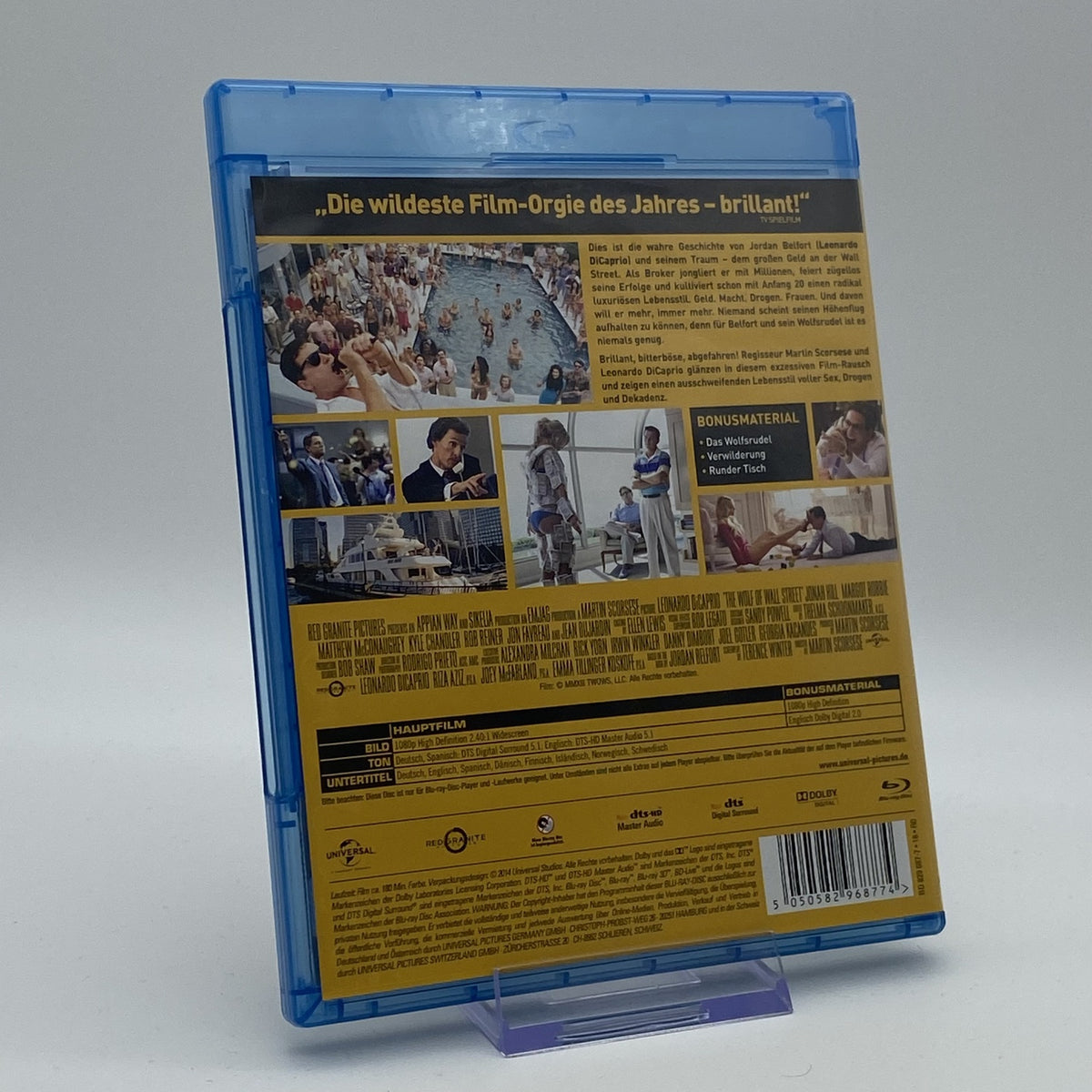 The Wolf of Wall Street - Leonardo DiCaprio - 2014 - Blu-Ray - Zustand Sehr Gut