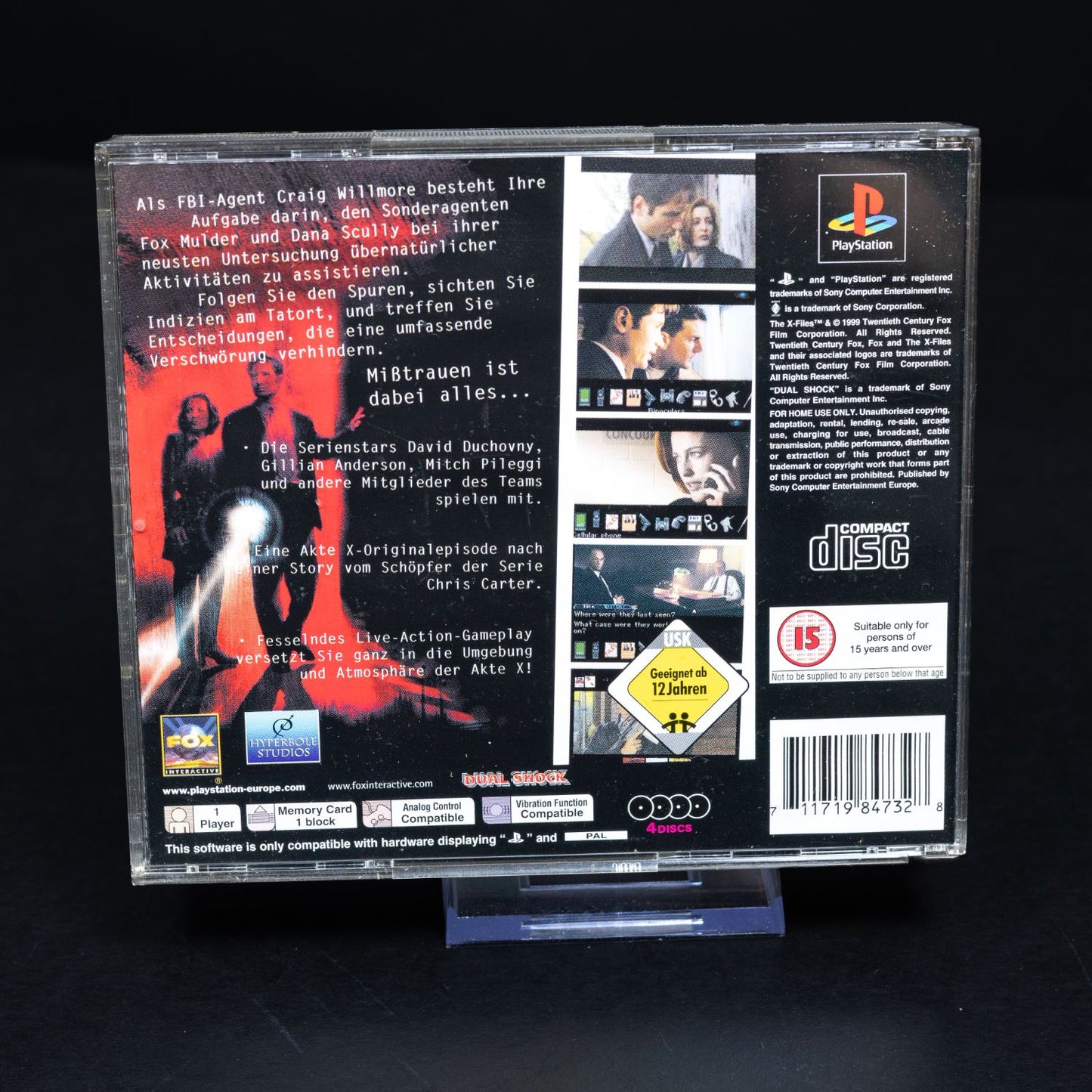The X Files / Akte X - Playstation PS1 Spiel - CiB - PAL - Zustand Sehr Gut