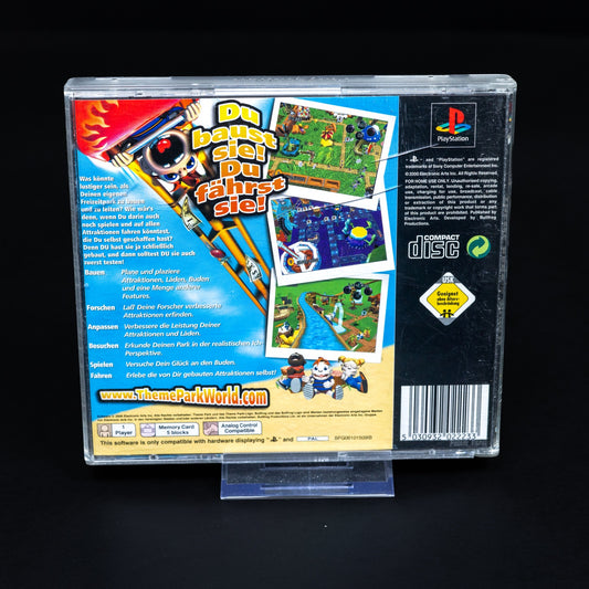 Theme Park World - Playstation PS1 Spiel - PAL - CiB - Zustand Sehr Gut
