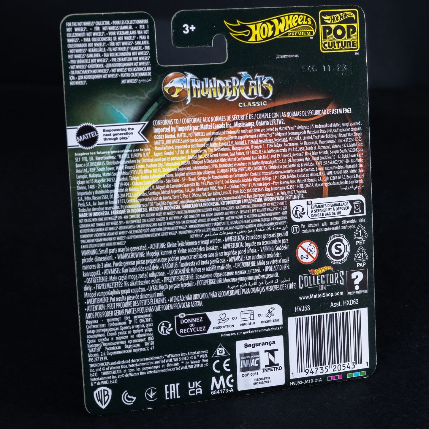 Thundercats Classic - Thunder Tank - Hotwheels Premium - Maßstab 1:64 - HXD63