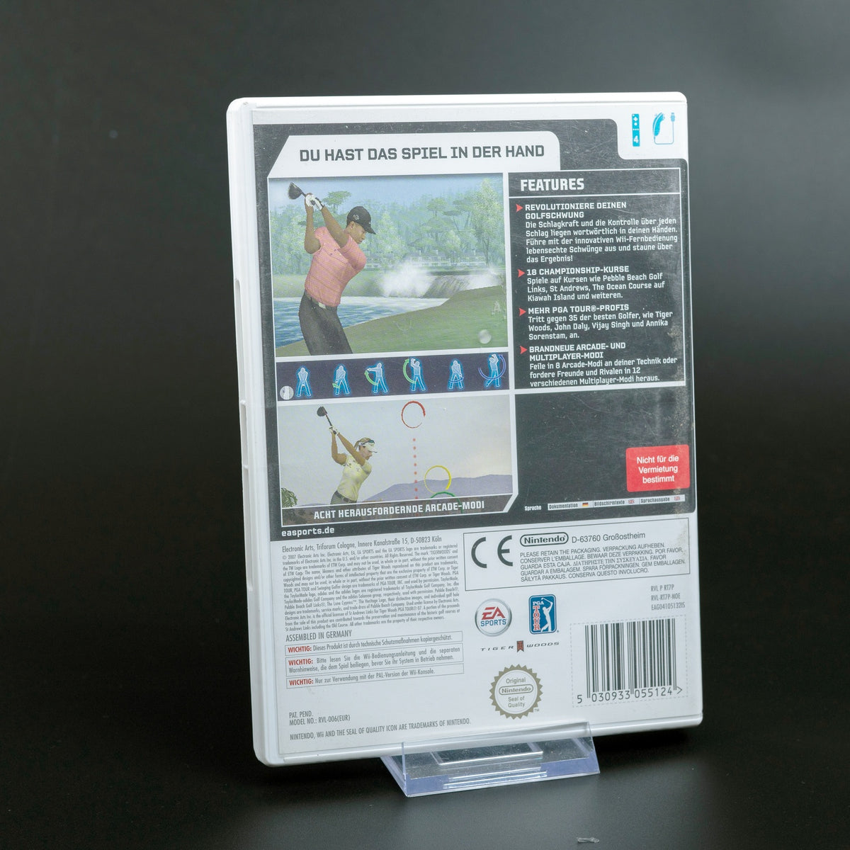 Tiger Woods PGA Tour 07 - Nintendo Wii - Complete in Box - deutsch - Gebraucht