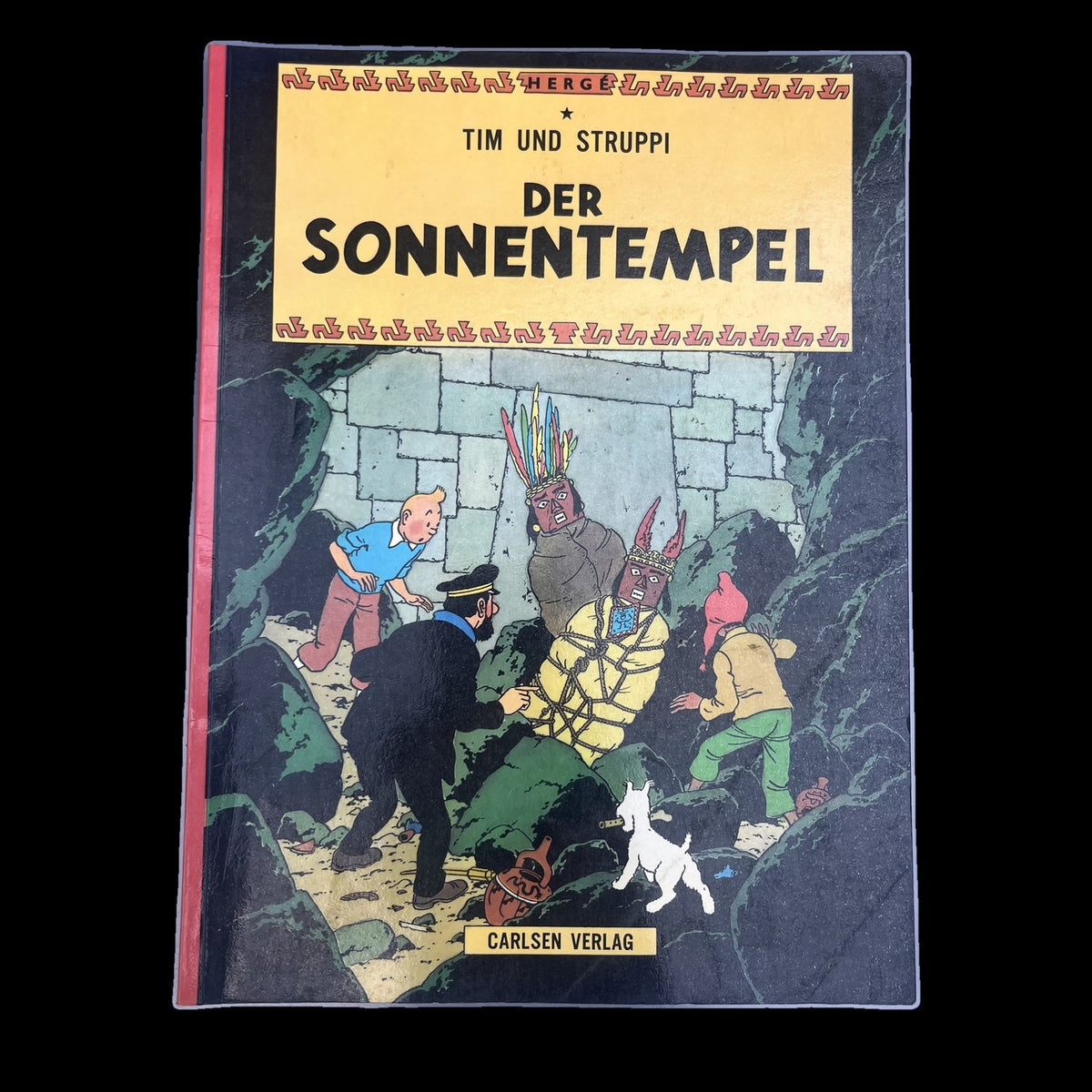Tim und Struppi - Der Sonnentempel - Hergé - Carlsen Verlag - 08/1980 - Deutsch