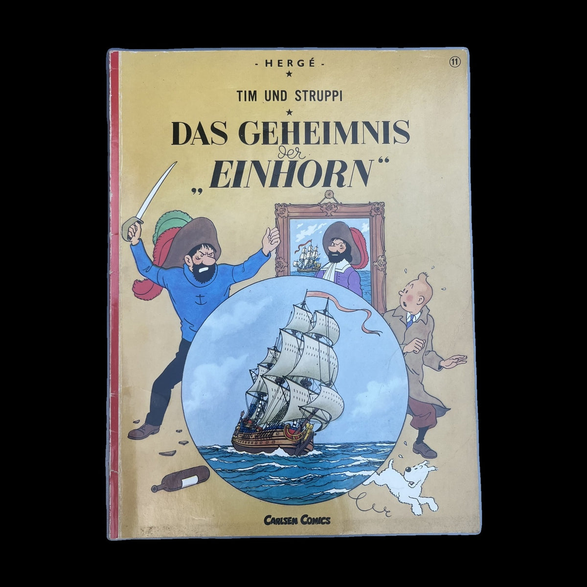 Tim und Struppi - Band 11 - 1987 - Hergé - Kapitän Haddock - Farbig - Deutsch