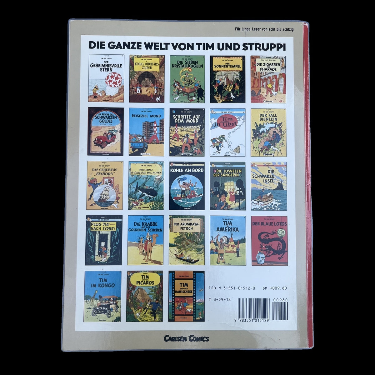 Tim und Struppi - Band 12 - Der Schatz Rackhams des Roten - Hergé - Deutsch