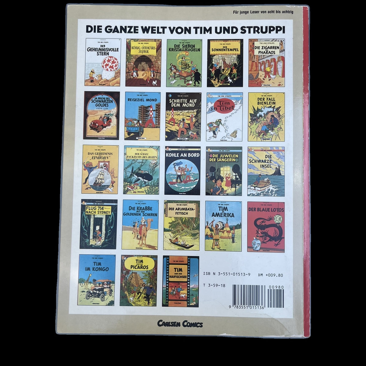 Tim und Struppi - Kohle an Bord - Band 13 - Hergé - Carlsen Comics - Deutsch