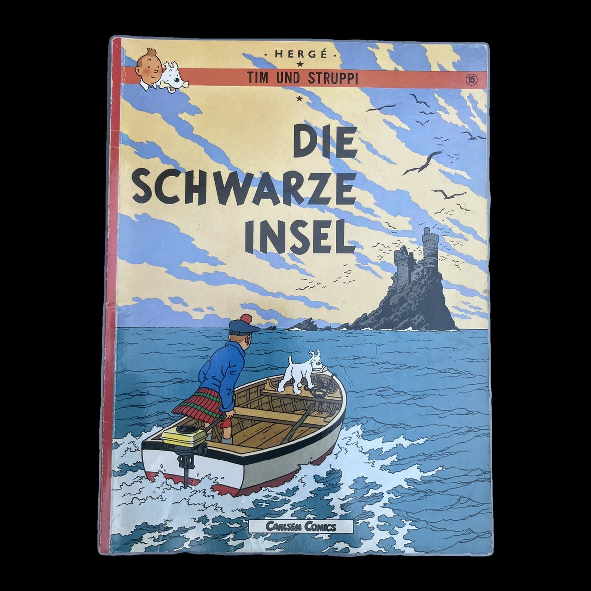 Tim und Struppi - Die Schwarze Insel - Band 15 - Hergé - Farbig - Deutsch