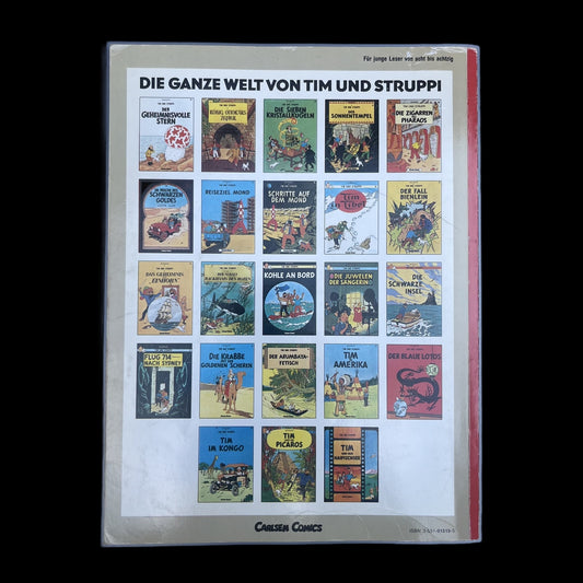 Tim und Struppi - Die Schwarze Insel - Band 15 - Hergé - Farbig - Deutsch