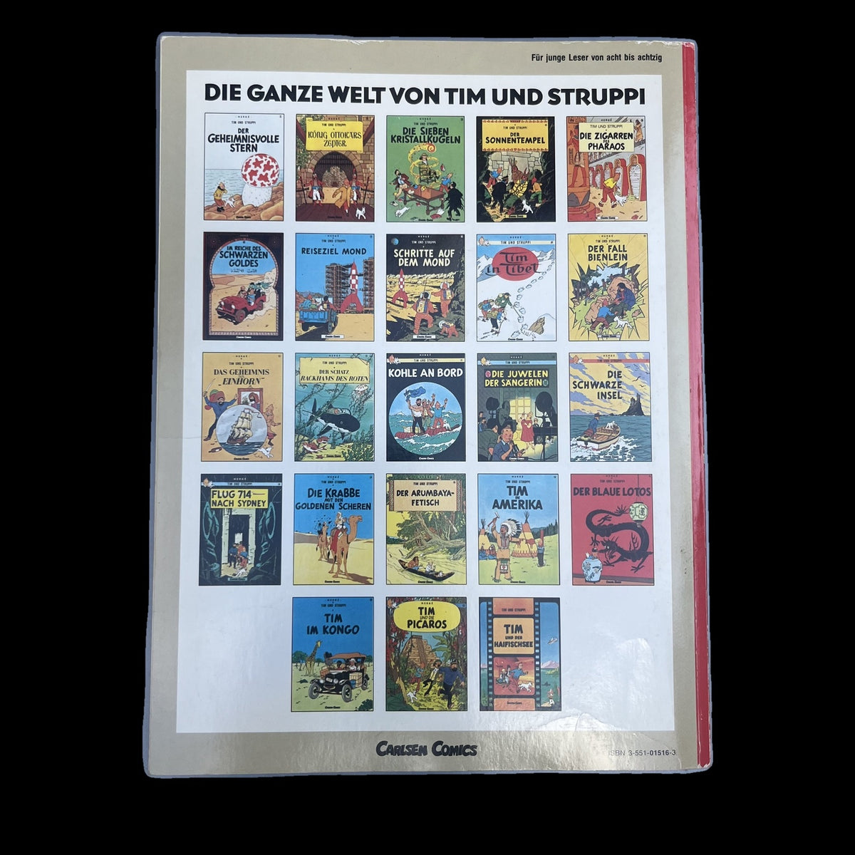 Tim und Struppi - Flug 714 nach Sydney - Band 16 - Hergé - Carlsen Comic