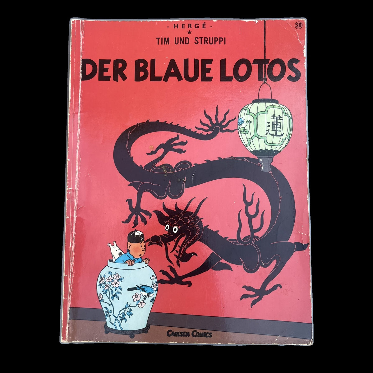 Tim und Struppi - Der blaue Lotos - Band 20 - Hergé - Carlsen - Farbig - Deutsch