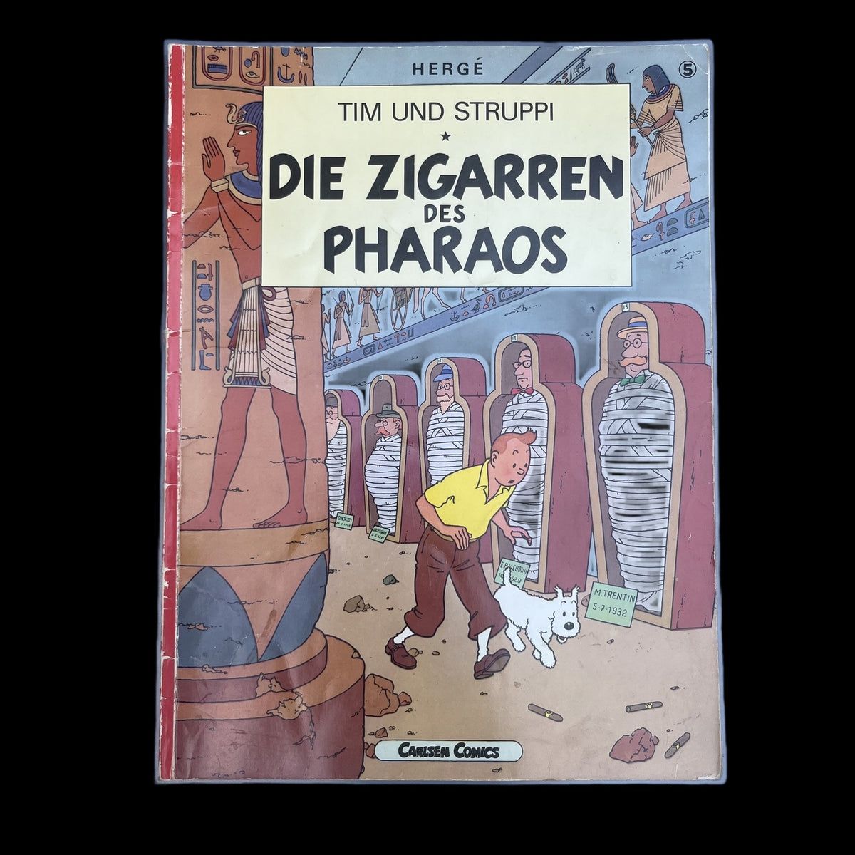 Tim und Struppi - Band 5 - Die Zigarren des Pharaos - Hergé - Farbig - Deutsch