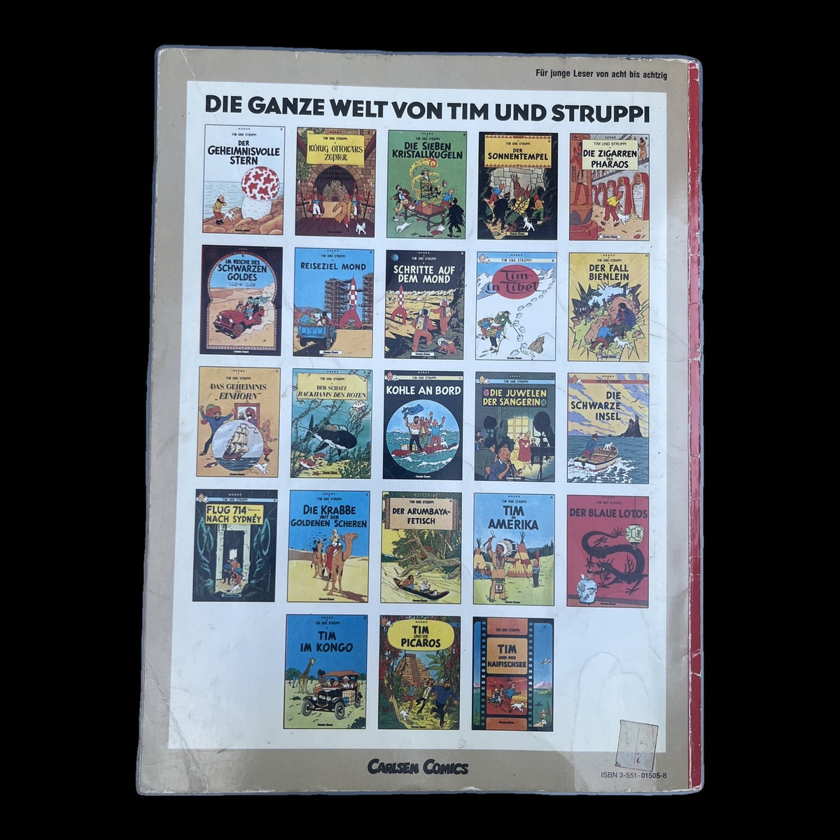 Tim und Struppi - Band 5 - Die Zigarren des Pharaos - Hergé - Farbig - Deutsch
